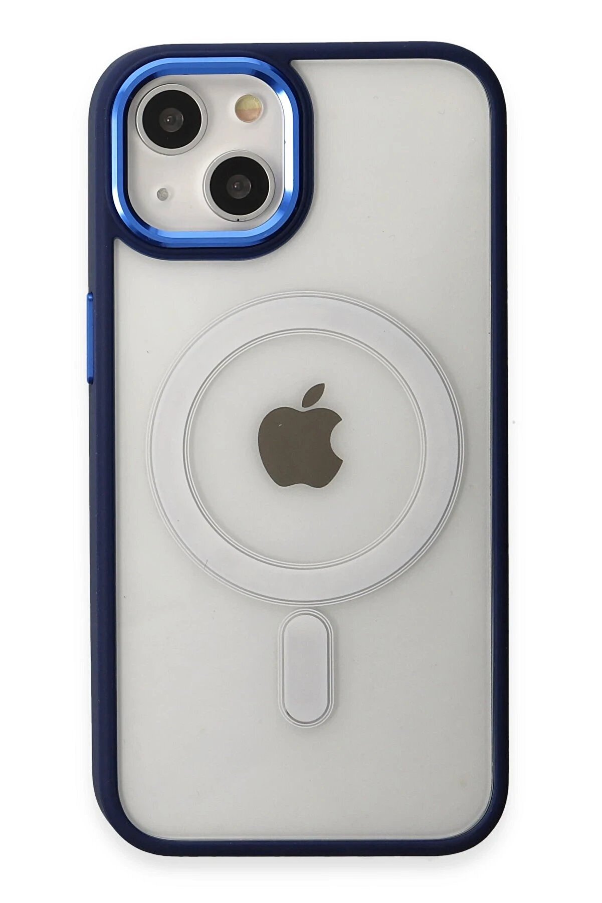 İphone 15 Pro Kılıf Room Magneti̇csafe Si̇li̇kon - Laci̇vert - Dropx5487-5359