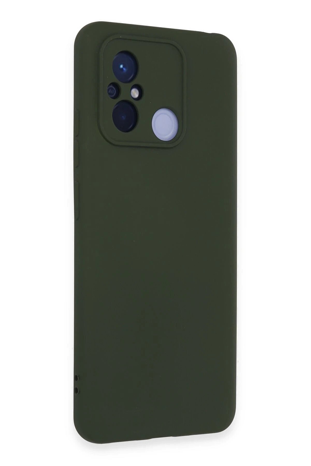 Xi̇aomi̇ Redmi̇ 12C Kılıf Nano İçi̇ Kadi̇fe Si̇li̇kon - Koyu Yeşi̇l - Dropx1481-5222