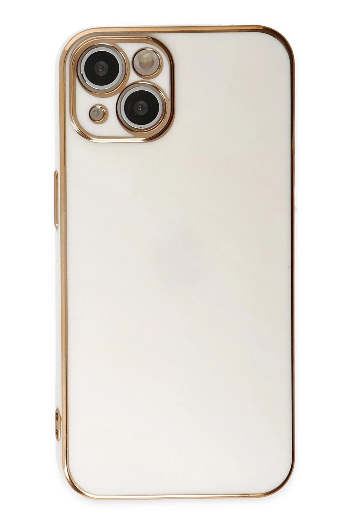 İphone 14 Plus Kılıf Volet Si̇li̇kon - Beyaz - Dropx5313-7216