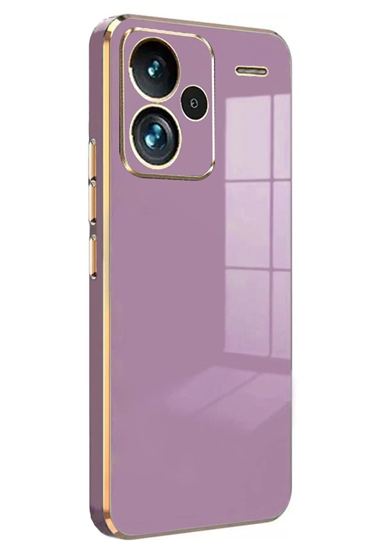 CepteToptan Xiaomi Redmi Note 13 Pro Plus Kılıf Volet Silikon - Mor - DROPX2519-5714