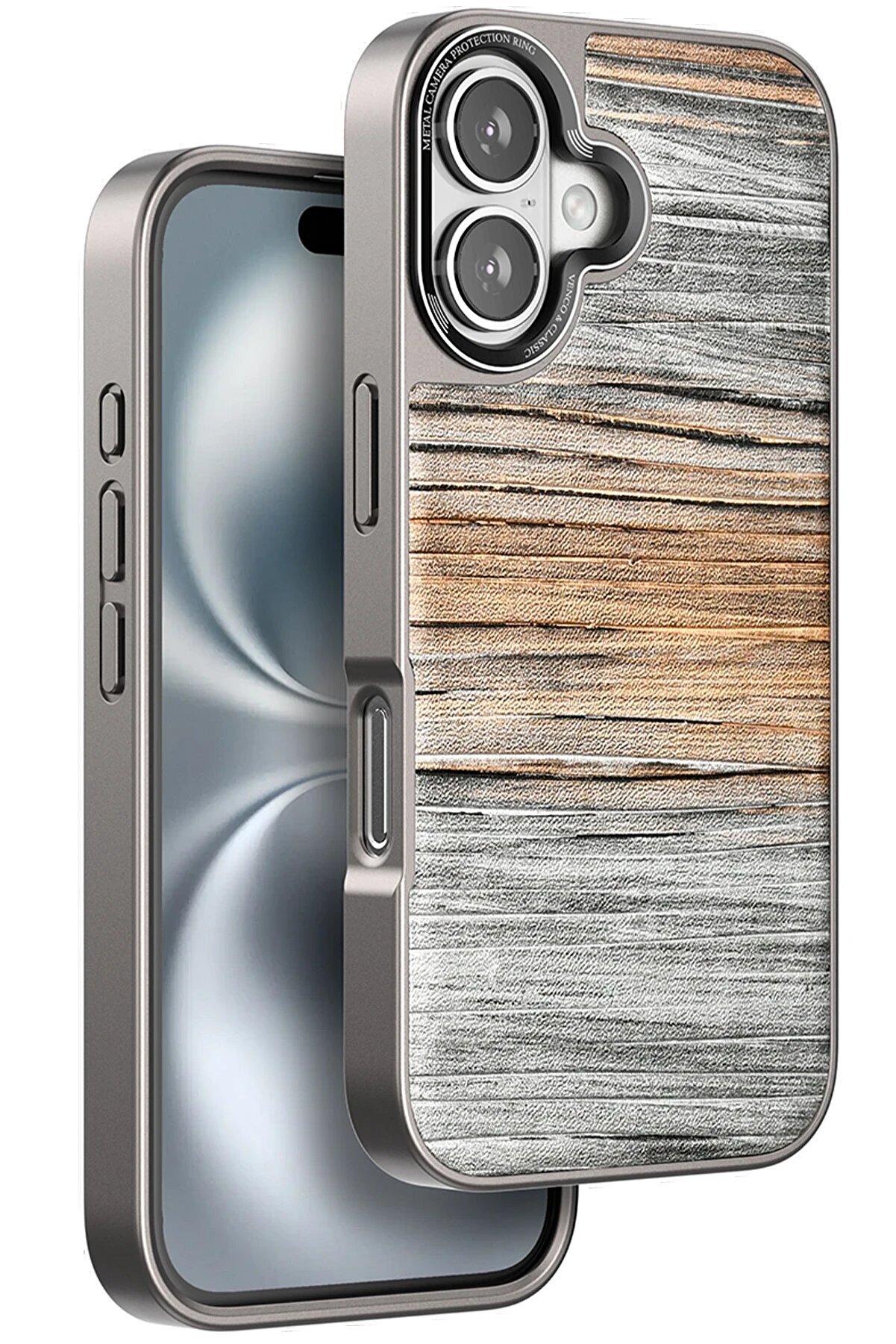 CepteToptan iPhone 16 Wave Kapak - Sarı - MONAS2011-5505