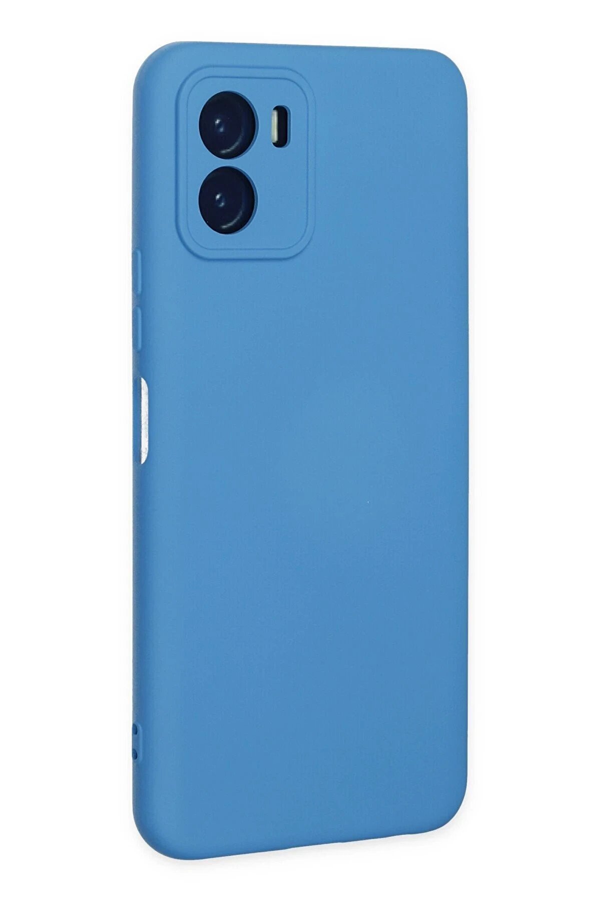 Vi̇vo Y15S Kılıf Nano İçi̇ Kadi̇fe Si̇li̇kon - Mavi̇ - Dropx1646-3349