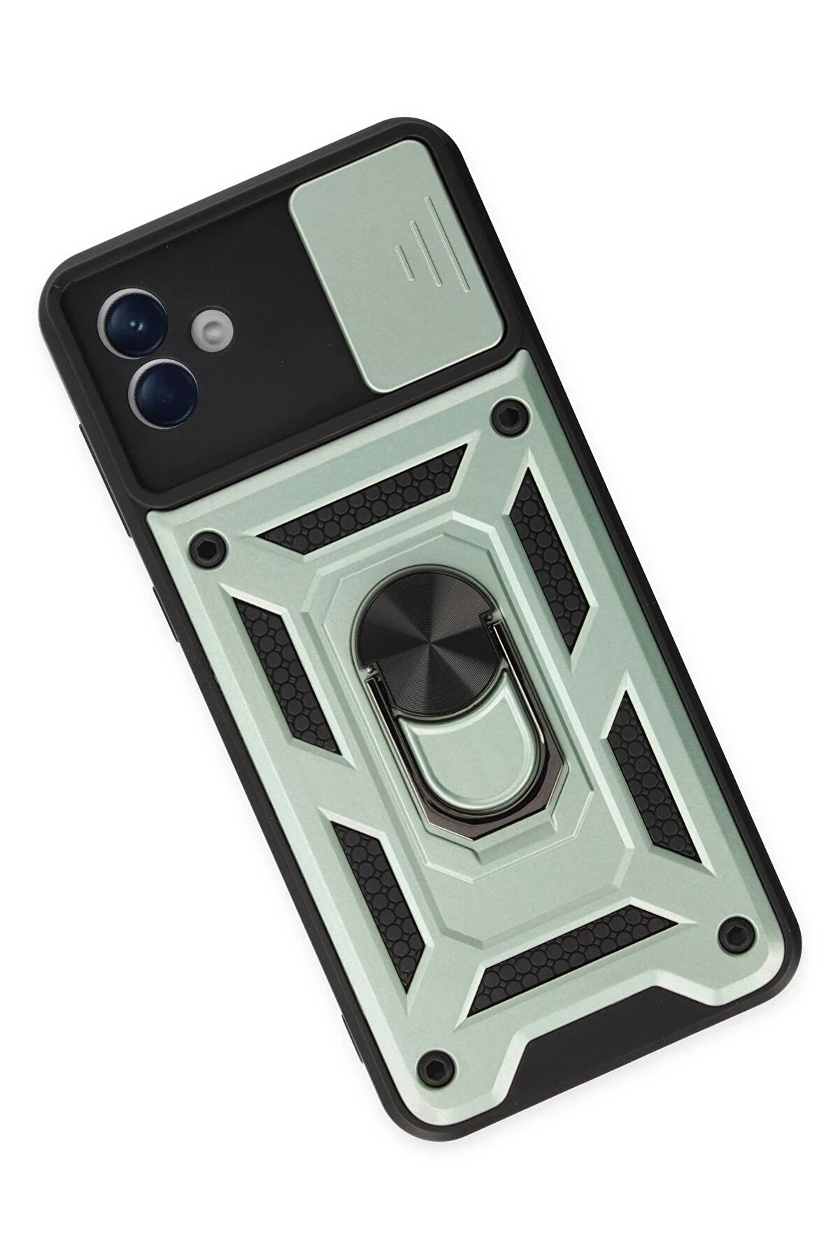 Samsung Galaxy A04 Kılıf Pars Lens Y&uuml;z&uuml;kl&uuml; Si̇li̇kon - Yeşi̇l - Dropx5496-5727