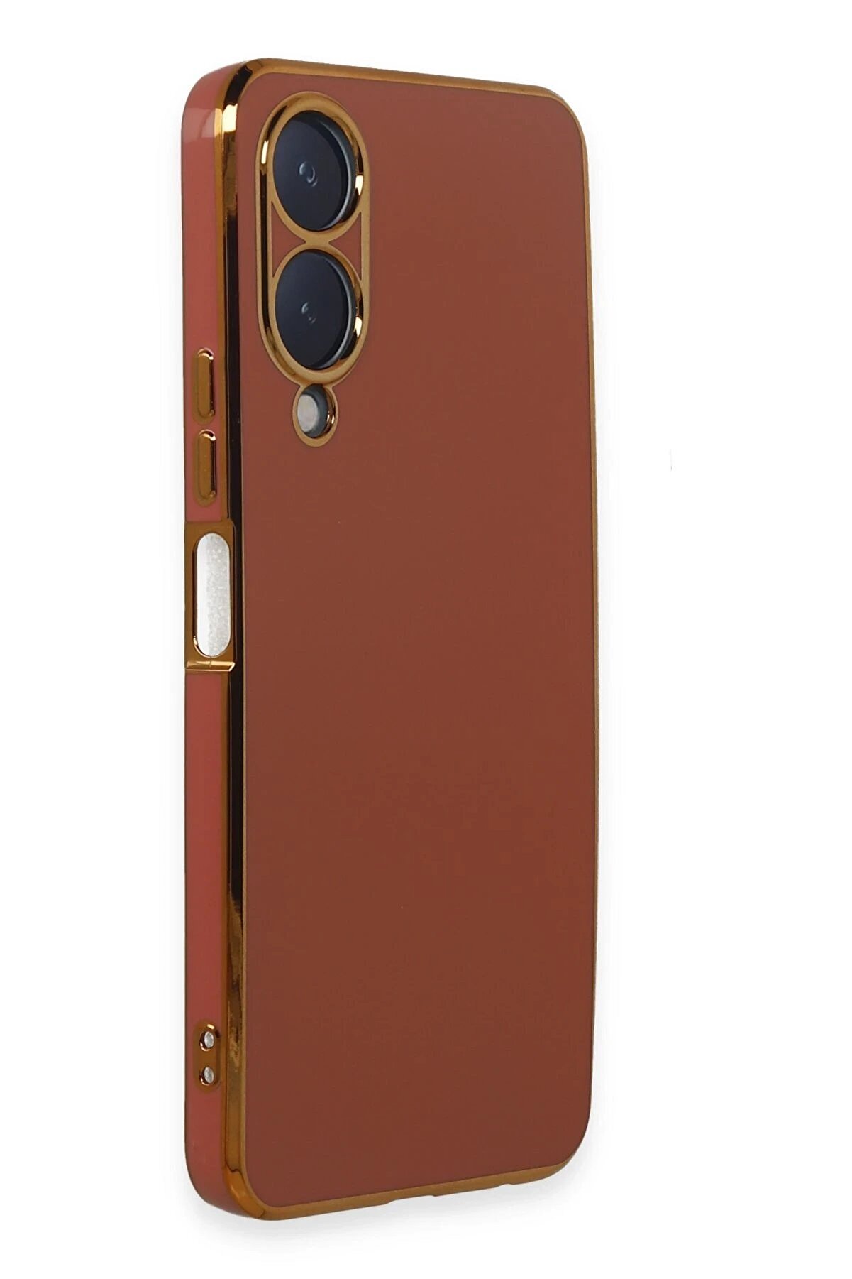 Vi̇vo Y17S Kılıf Volet Si̇li̇kon - Kırmızı - Dropx5339-8584