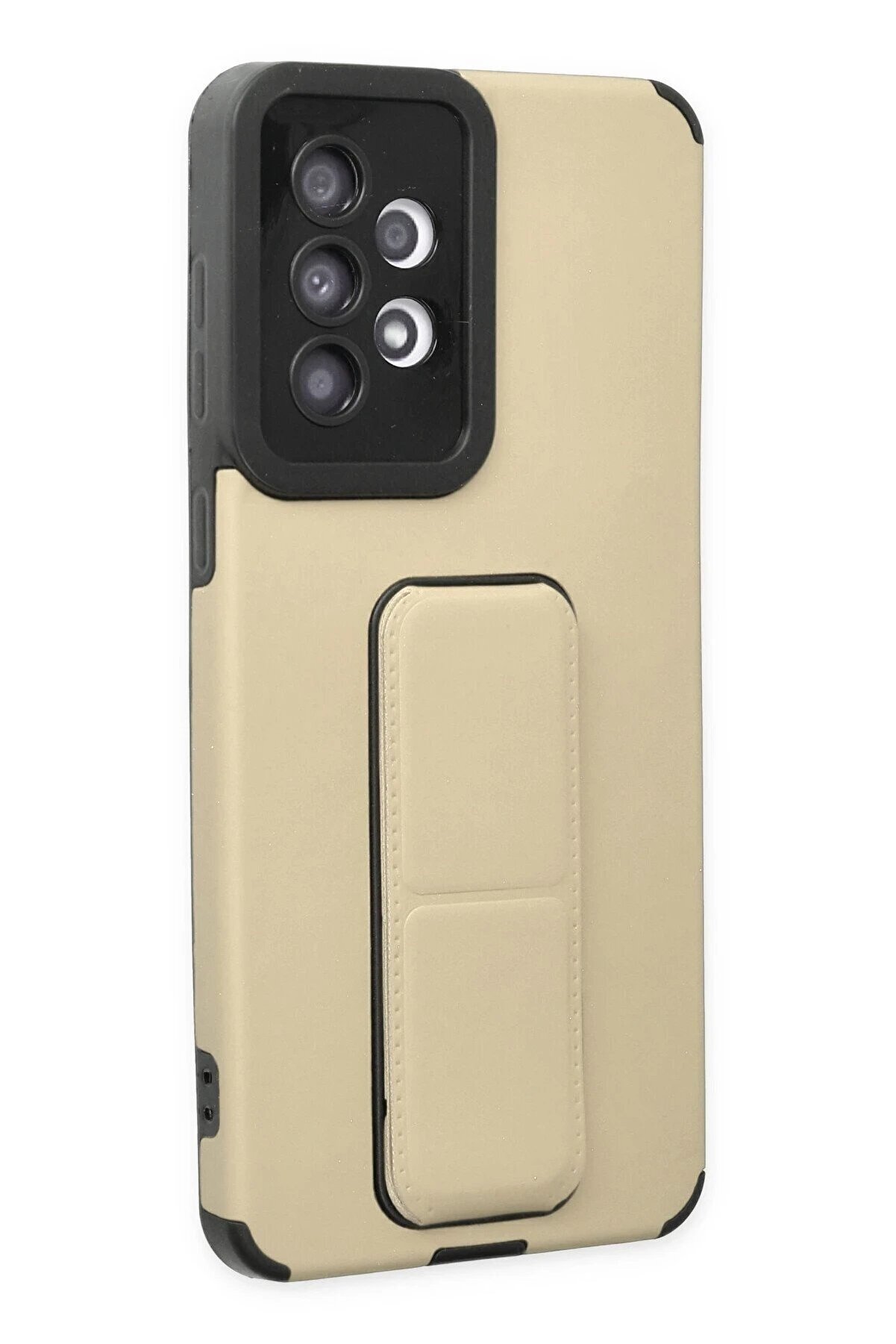 Samsung Galaxy A33 5G Kılıf Mega Standlı Si̇li̇kon - Gold - Dropx1435-2309