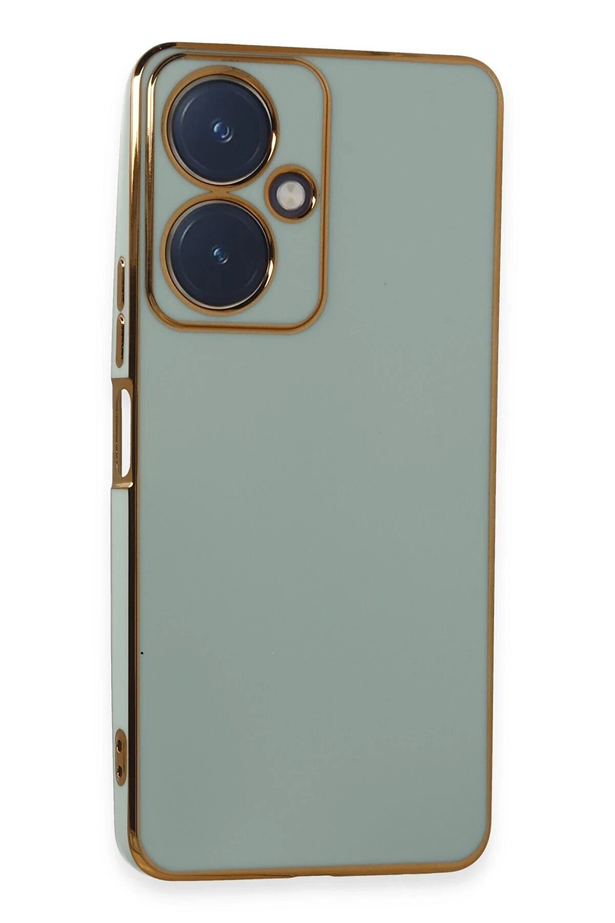 CepteToptan Vivo Y27 Kılıf Volet Silikon - Açık Yeşil - DROPX5765-5100