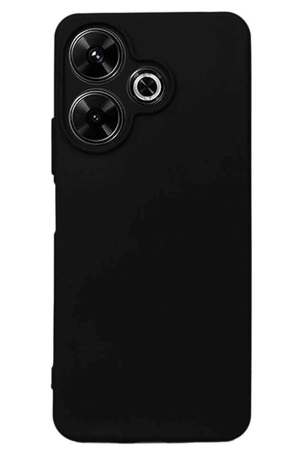 CepteToptan Xiaomi Redmi 13 4G Kılıf First Silikon - Siyah - DROPX7431-3789