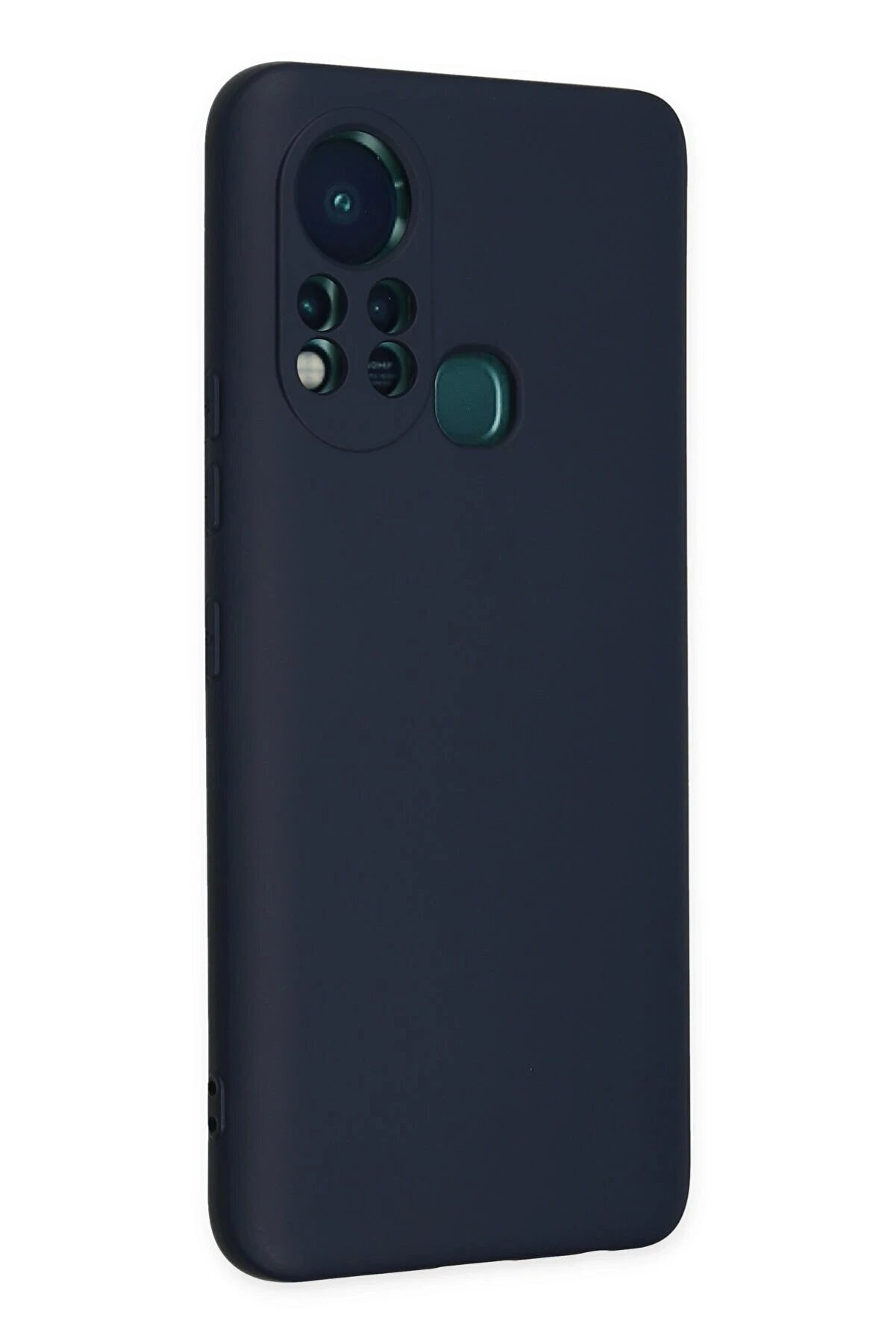 CepteToptan İnfinix Hot 11s Kılıf Nano içi Kadife Silikon - Lacivert - DROPX5192-7914