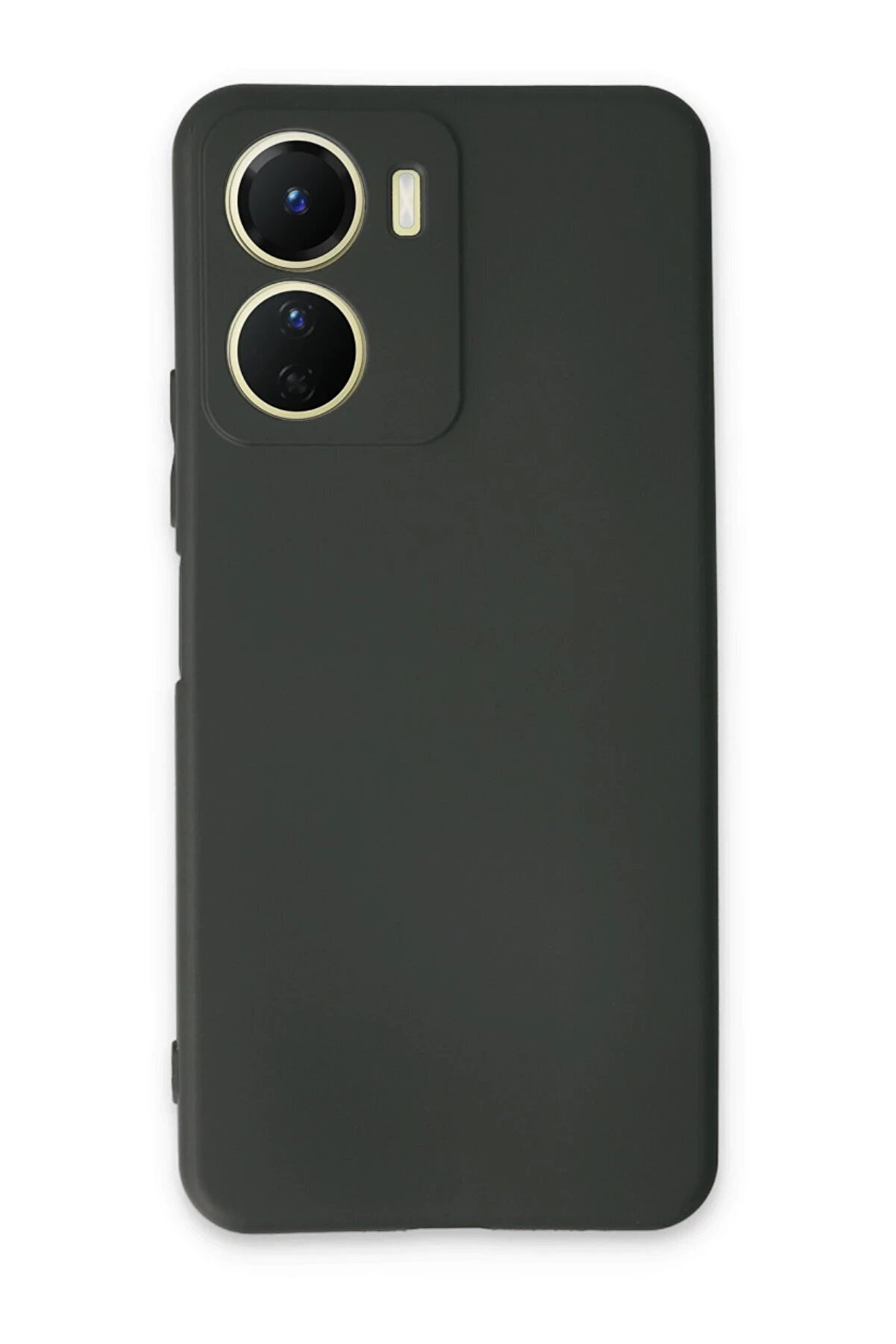 CepteToptan Vivo Y16 Kılıf First Silikon - Koyu Yeşil - DROPX1236-7037