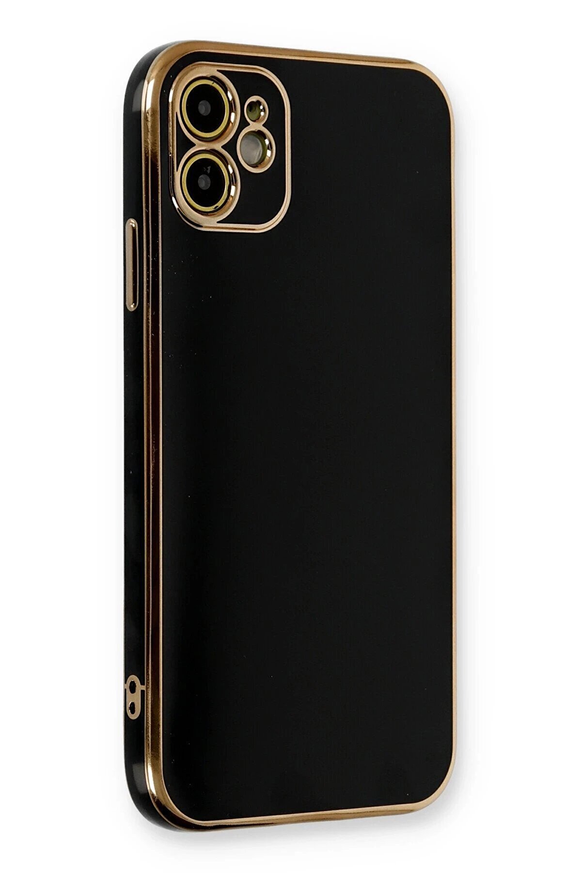 CepteToptan iPhone 11 Kılıf Volet Silikon - Siyah - DROPX9247-6785