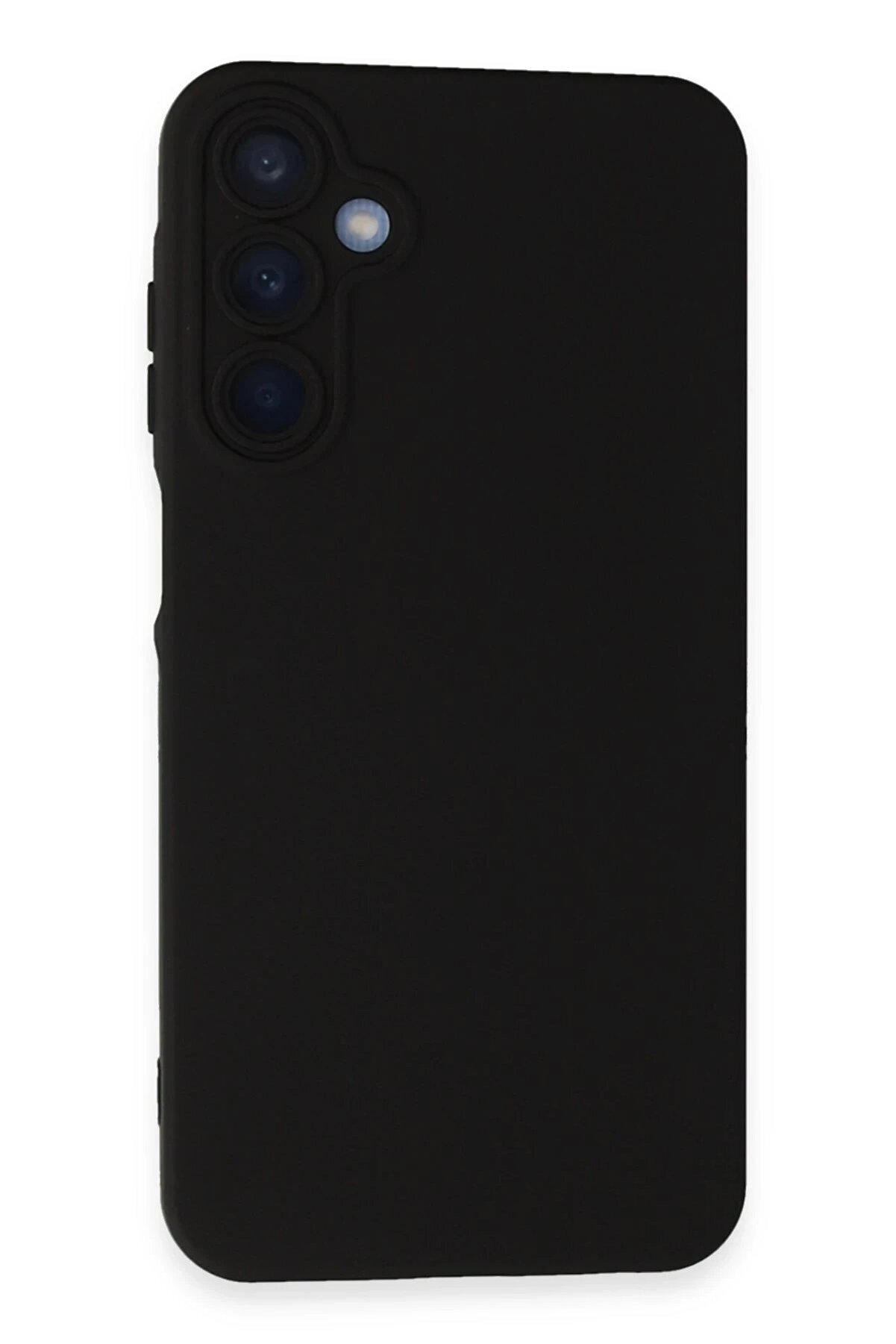 CepteToptan Samsung Galaxy A15 4G Kılıf Nano i&ccedil;i Kadife Silikon - Siyah - DROPX5775-4399