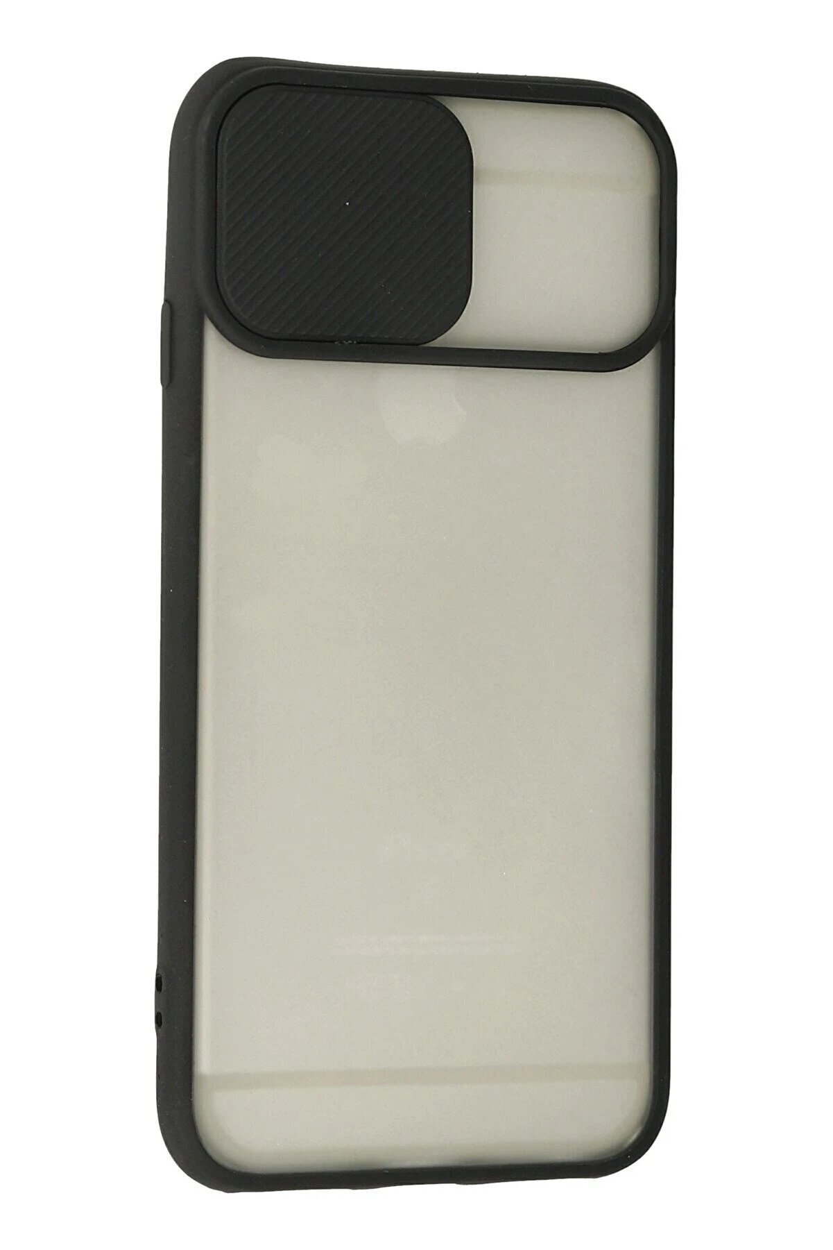 İphone 6 Kılıf Palm Buzlu Kamera Sürgülü Si̇li̇kon - Si̇yah - Dropx9506-4991
