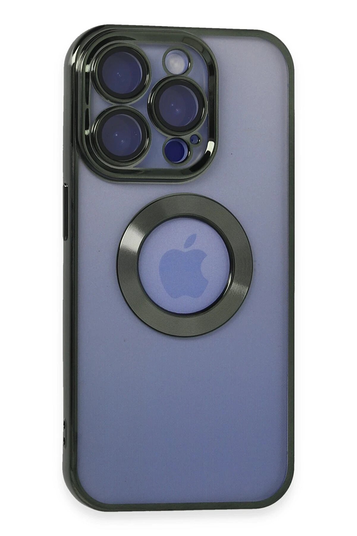 İphone 15 Pro Max Kılıf Slot Si̇li̇kon - Köknar Yeşi̇li̇ - Dropx3305-1770