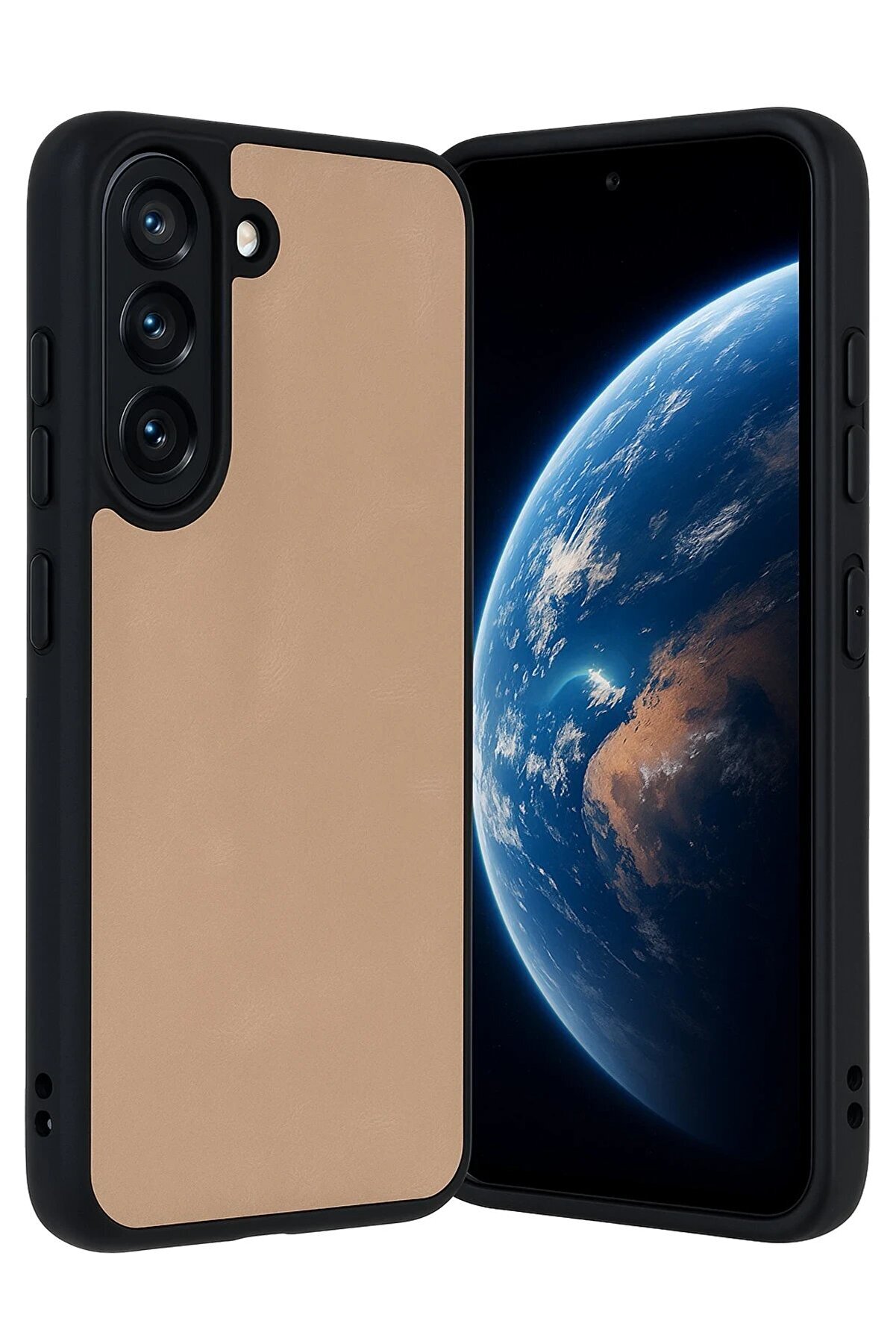 Samsung Galaxy A36 Kılıf Aras Deri̇ Kapak - Pudra - Dropx5517-4682