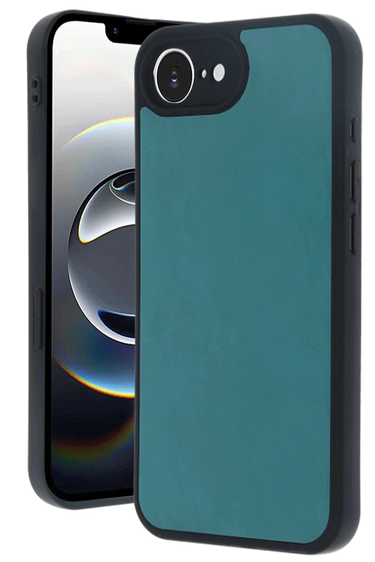 CepteToptan iPhone 16E Kılıf Aras Deri Kapak - Açık Yeşil - MSTBQ6360-1017