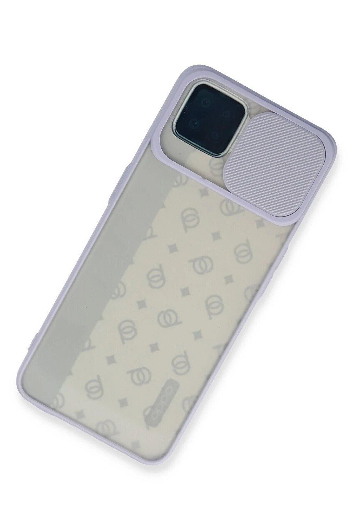 Oppo Reno 4 Li̇te Kılıf Palm Buzlu Kamera Sürgülü Si̇li̇kon - Li̇la - Dropx4698-1291