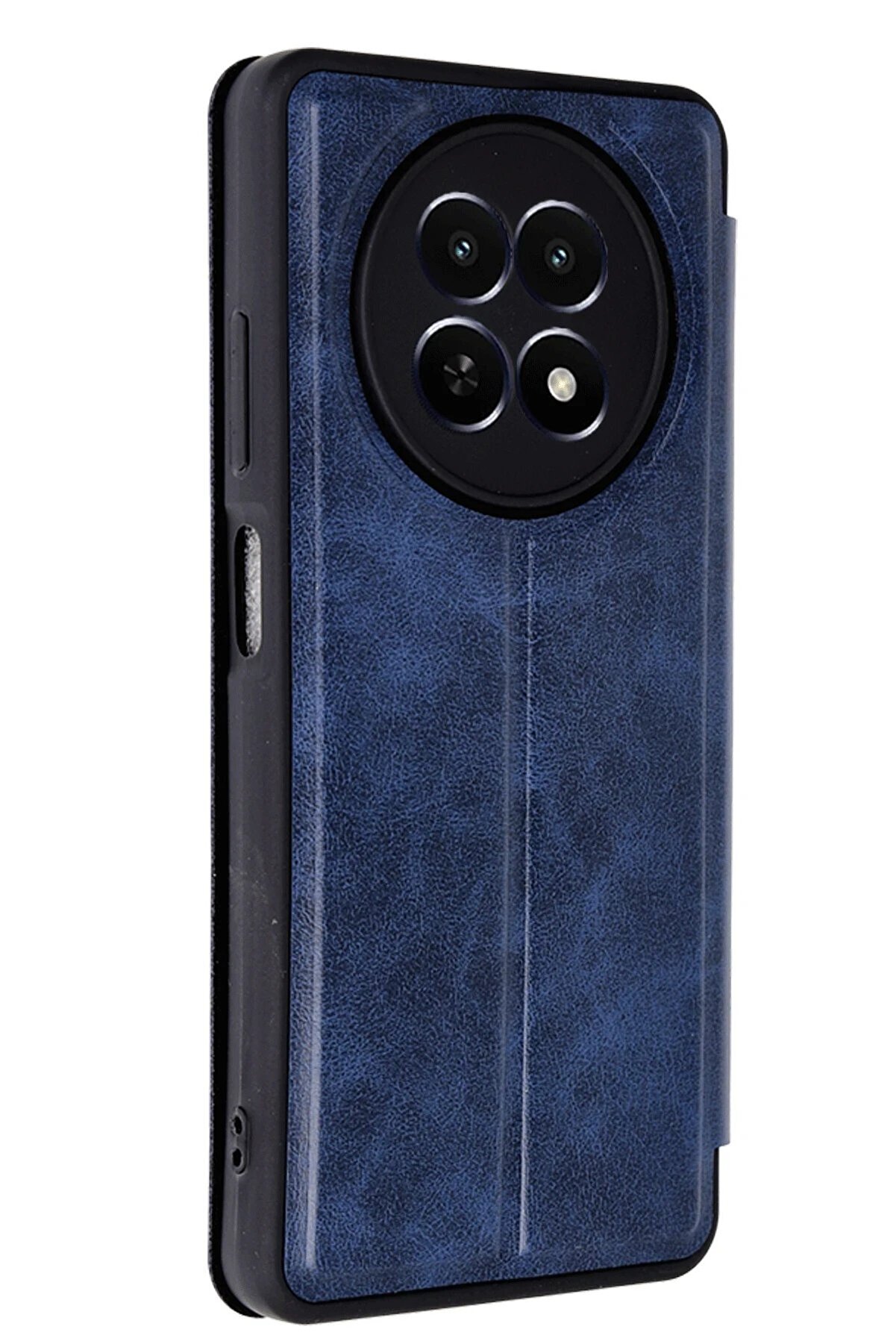 Realme 12 5G Kılıf Fli̇p Cover - Laci̇vert - Dropx9716-4772