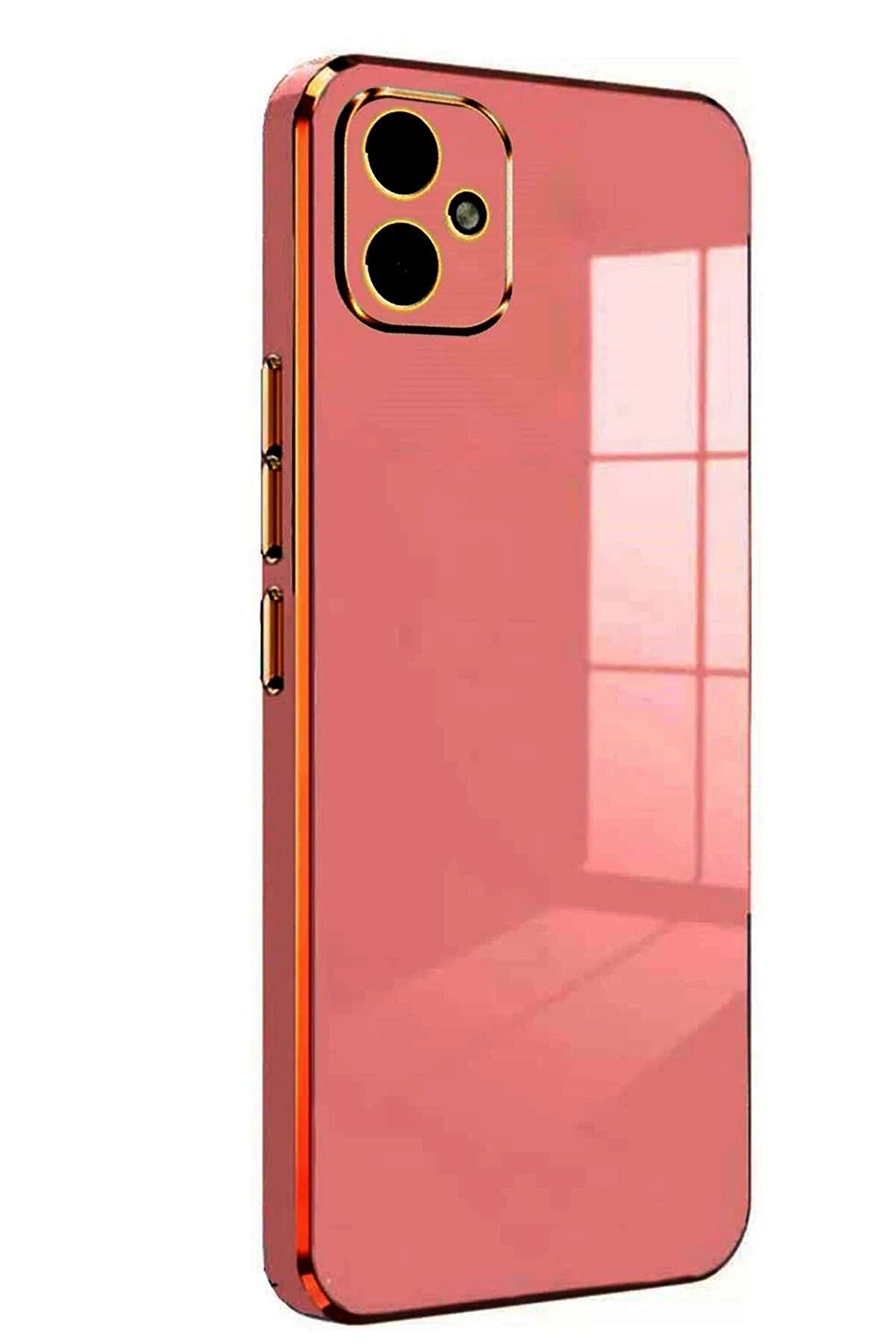 CepteToptan Samsung Galaxy A05 Kılıf Volet Silikon - Kırmızı - DROPX8104-9259