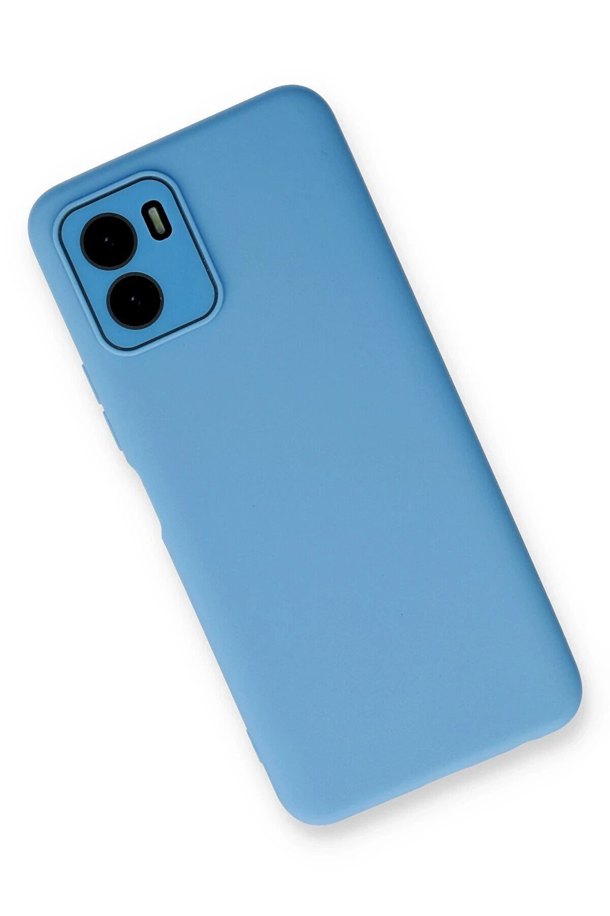 Vi̇vo Y15S Kılıf Lansman Glass Kapak - Mavi̇ - Dropx6256-4309