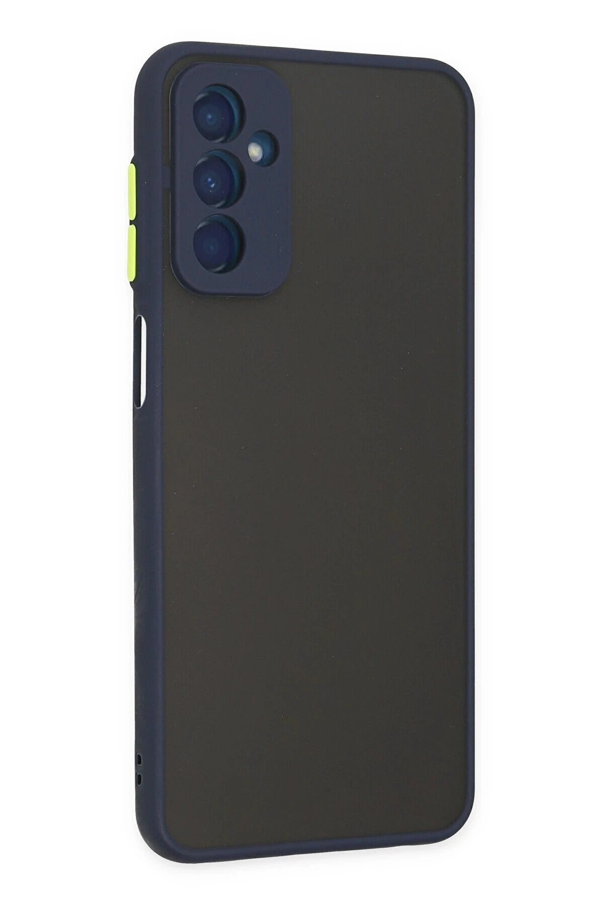 Samsung Galaxy M13 Kılıf Montreal Si̇li̇kon Kapak - Laci̇vert - Dropx4056-1194