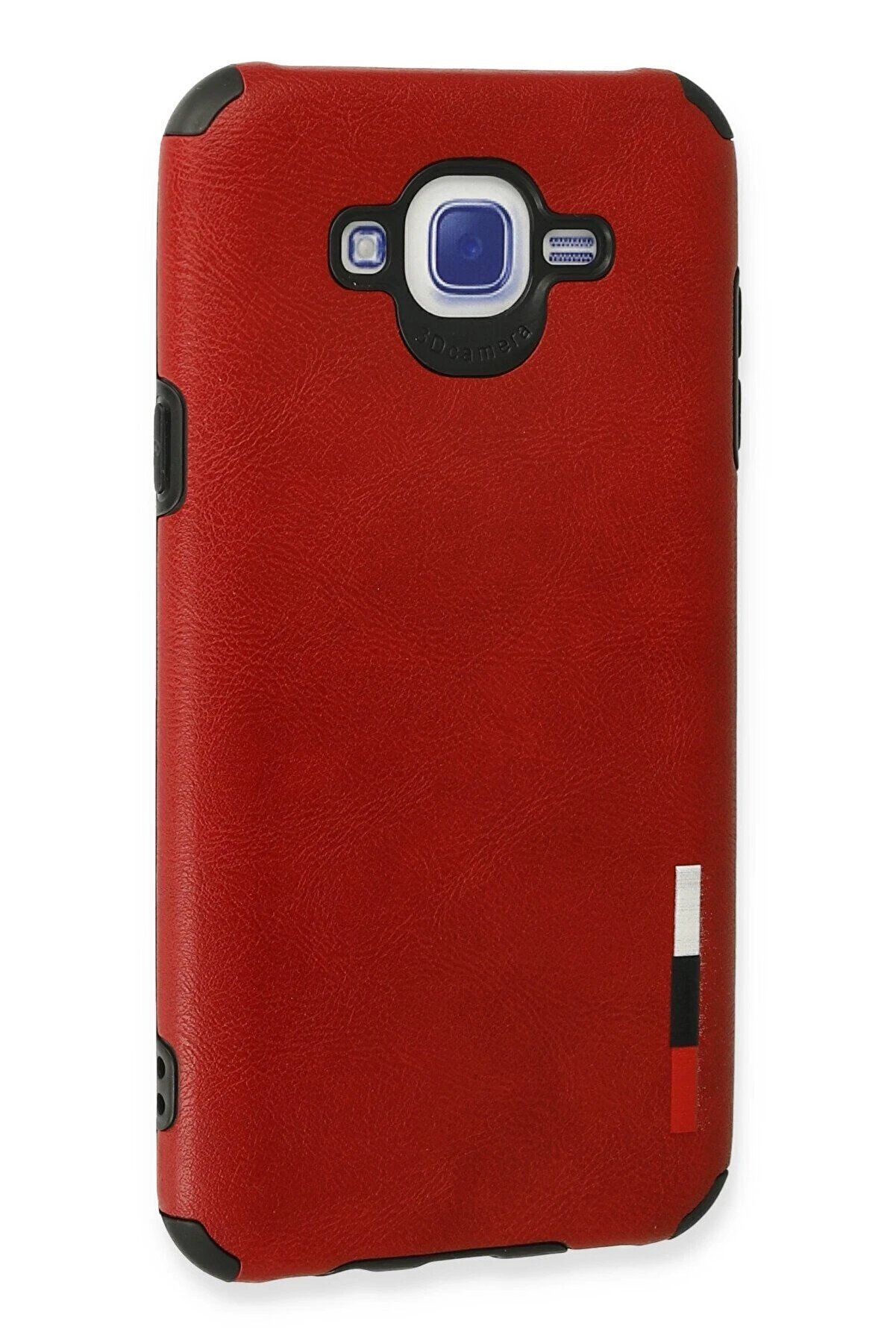 Samsung Galaxy J7 Kılıf Loop Deri̇ Si̇li̇kon - Kırmızı - Dropx7501-5354