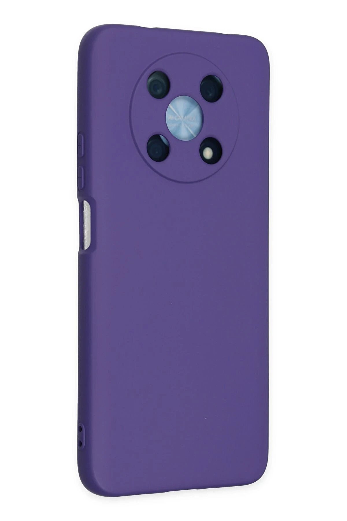Huawei̇ Nova Y90 Kılıf Nano İçi̇ Kadi̇fe Si̇li̇kon - Mor - Dropx6577-9304