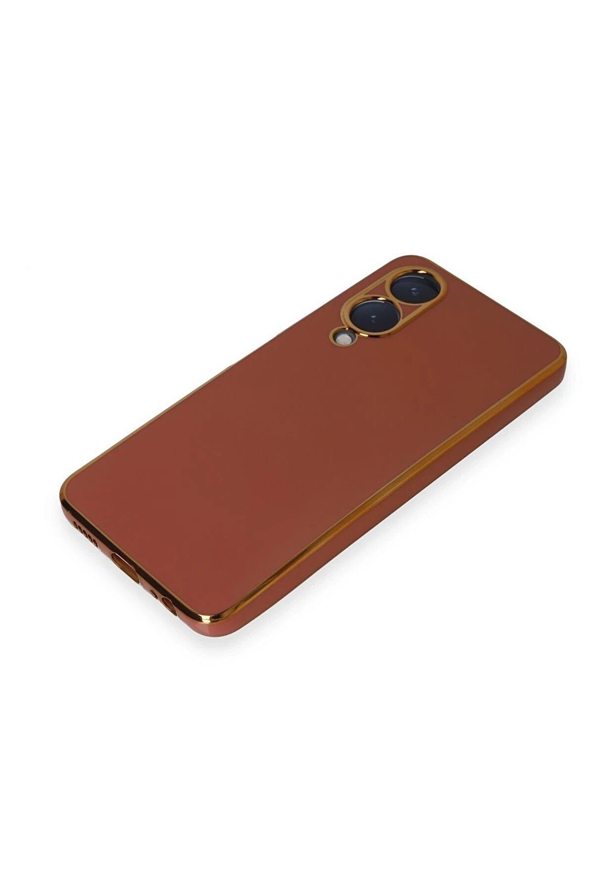 Vi̇vo Y17S Kılıf Volet Si̇li̇kon - Kırmızı - Dropx5339-8584