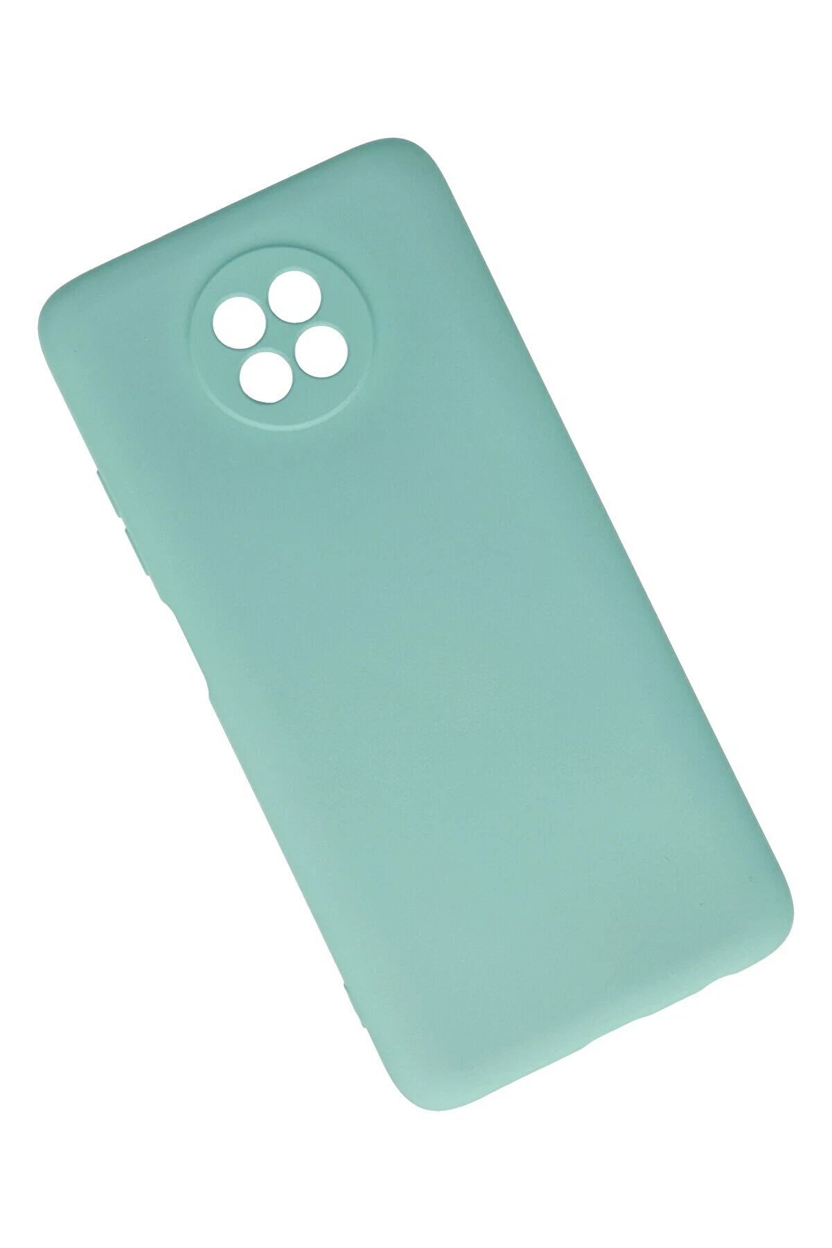 Xi̇aomi̇ Redmi̇ Note 9 5G Kılıf Nano İ&ccedil;i̇ Kadi̇fe Si̇li̇kon - Turkuaz - Dropx3651-2166
