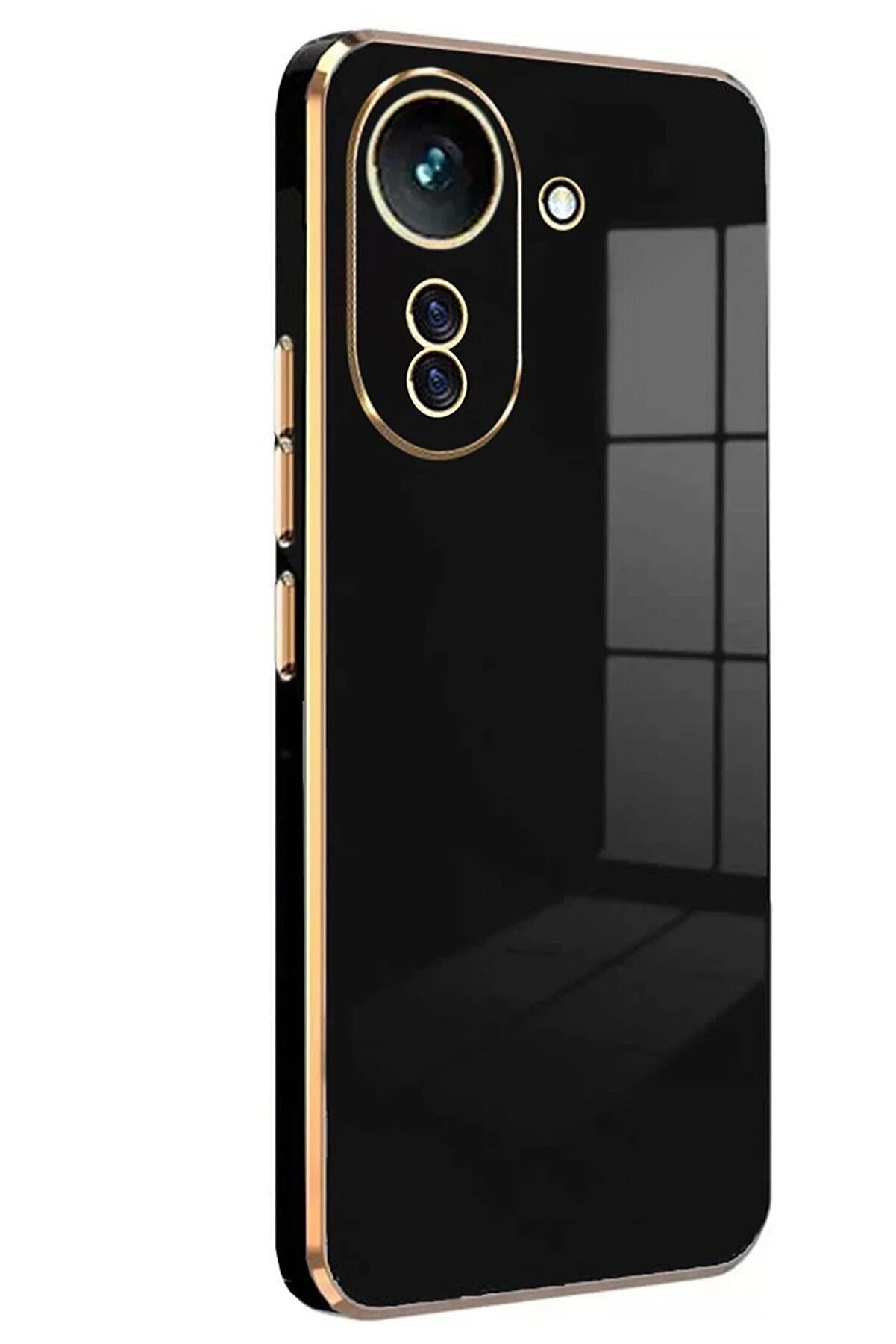 CepteToptan Xiaomi Redmi 13C Kılıf Volet Silikon - Siyah - DROPX8217-8781