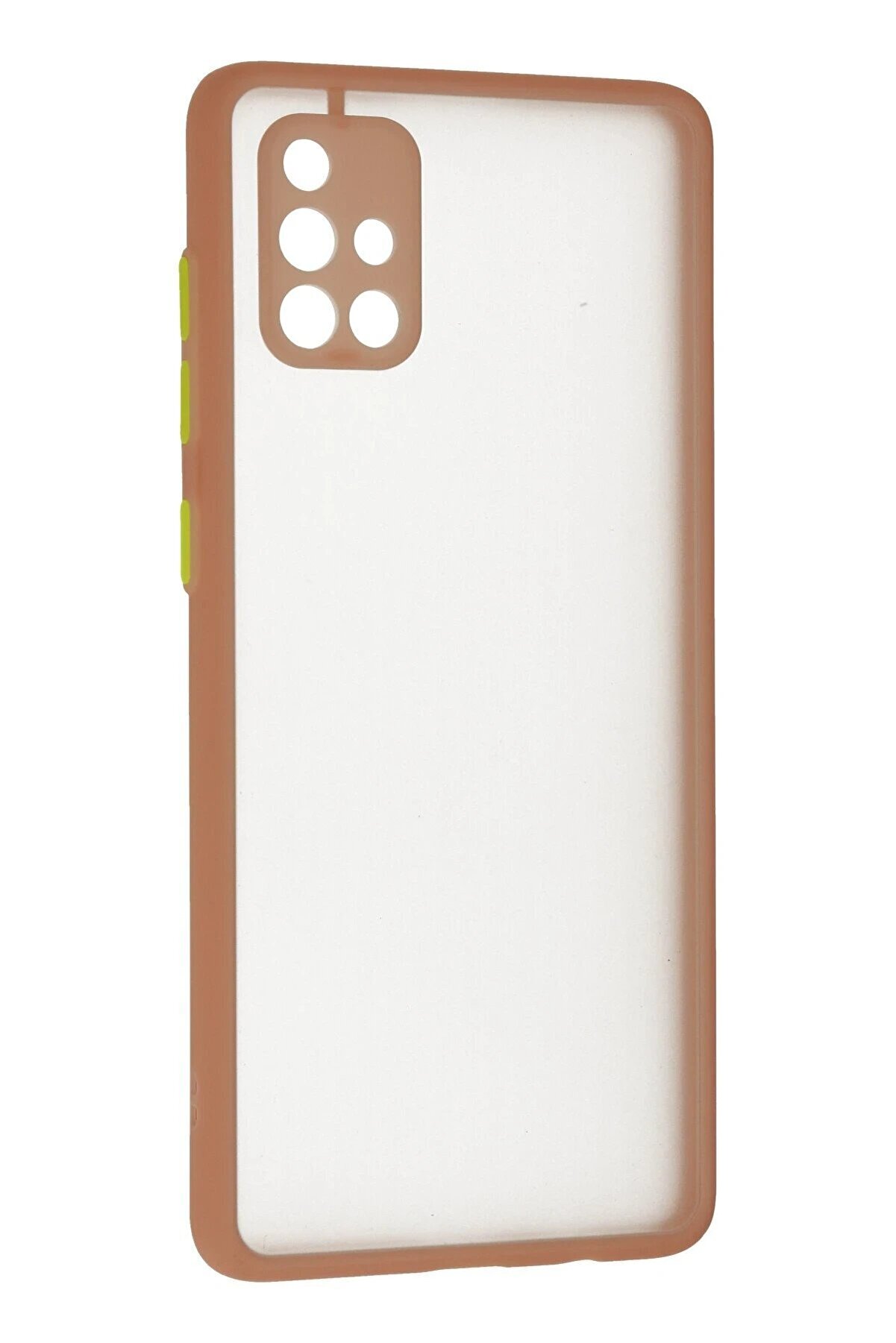 Samsung Galaxy A71 Kılıf Montreal Si̇li̇kon Kapak - Pembe - Dropx8543-1503