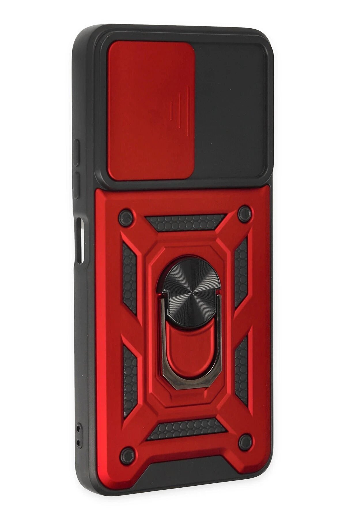 Xi̇aomi̇ Poco X3 Gt Kılıf Pars Lens Yüzüklü Si̇li̇kon - Kırmızı - Dropx3990-9079