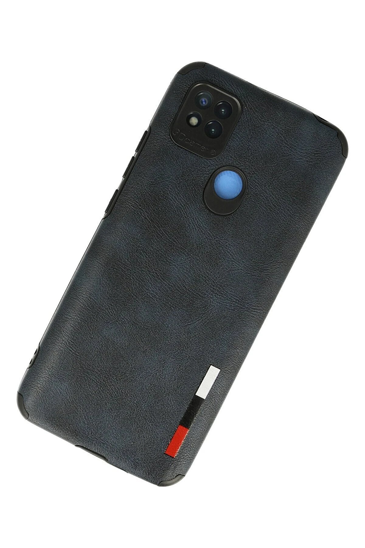 Xi̇aomi̇ Redmi̇ 9C Kılıf Loop Deri̇ Si̇li̇kon - Laci̇vert - Dropx7250-5816