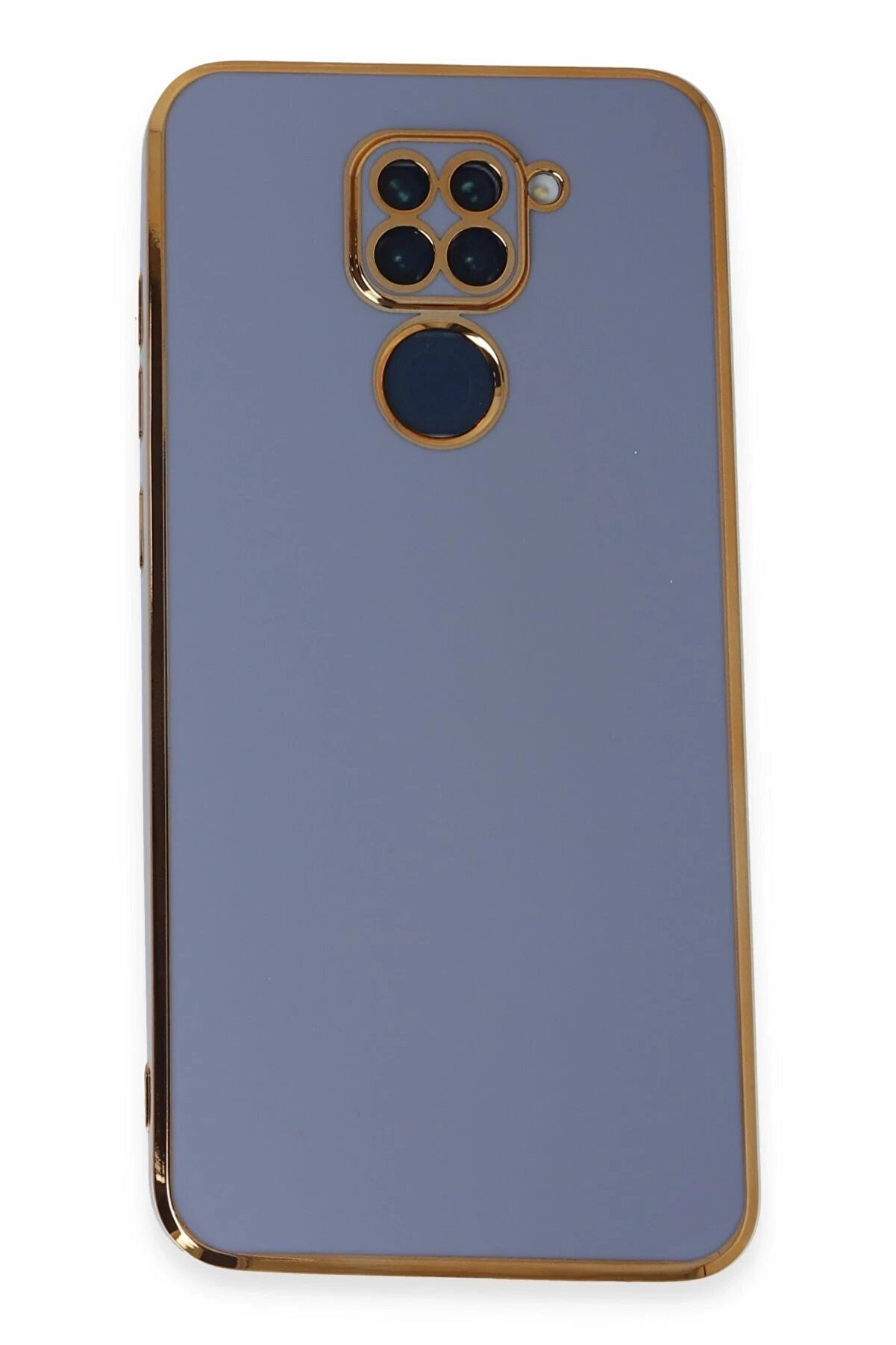 CepteToptan Xiaomi Redmi Note 9 Kılıf Volet Silikon - Mavi - DROPX2173-8910