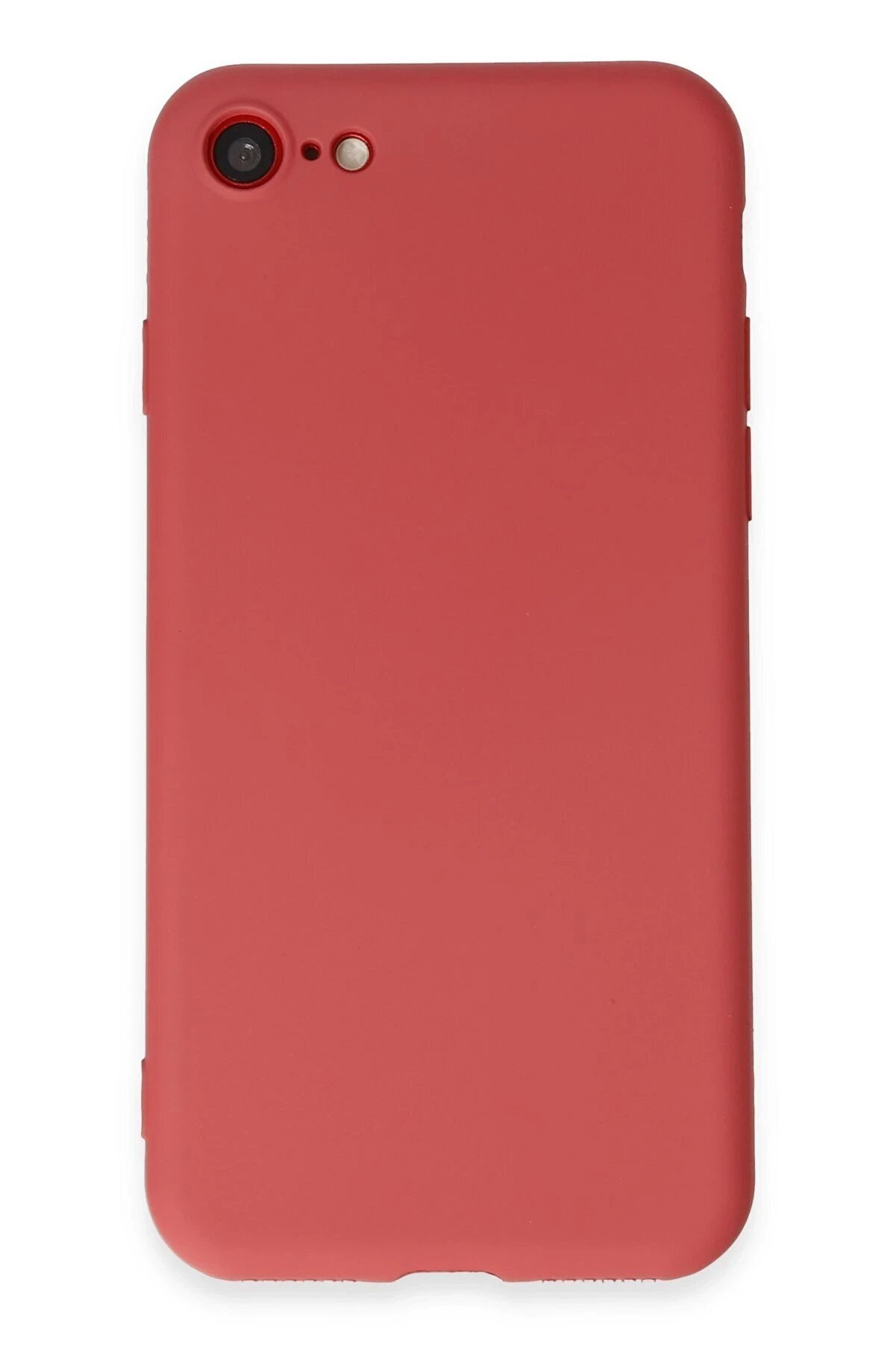 CepteToptan iPhone 7 Kılıf First Silikon - Kiremit - DROPX9117-3849