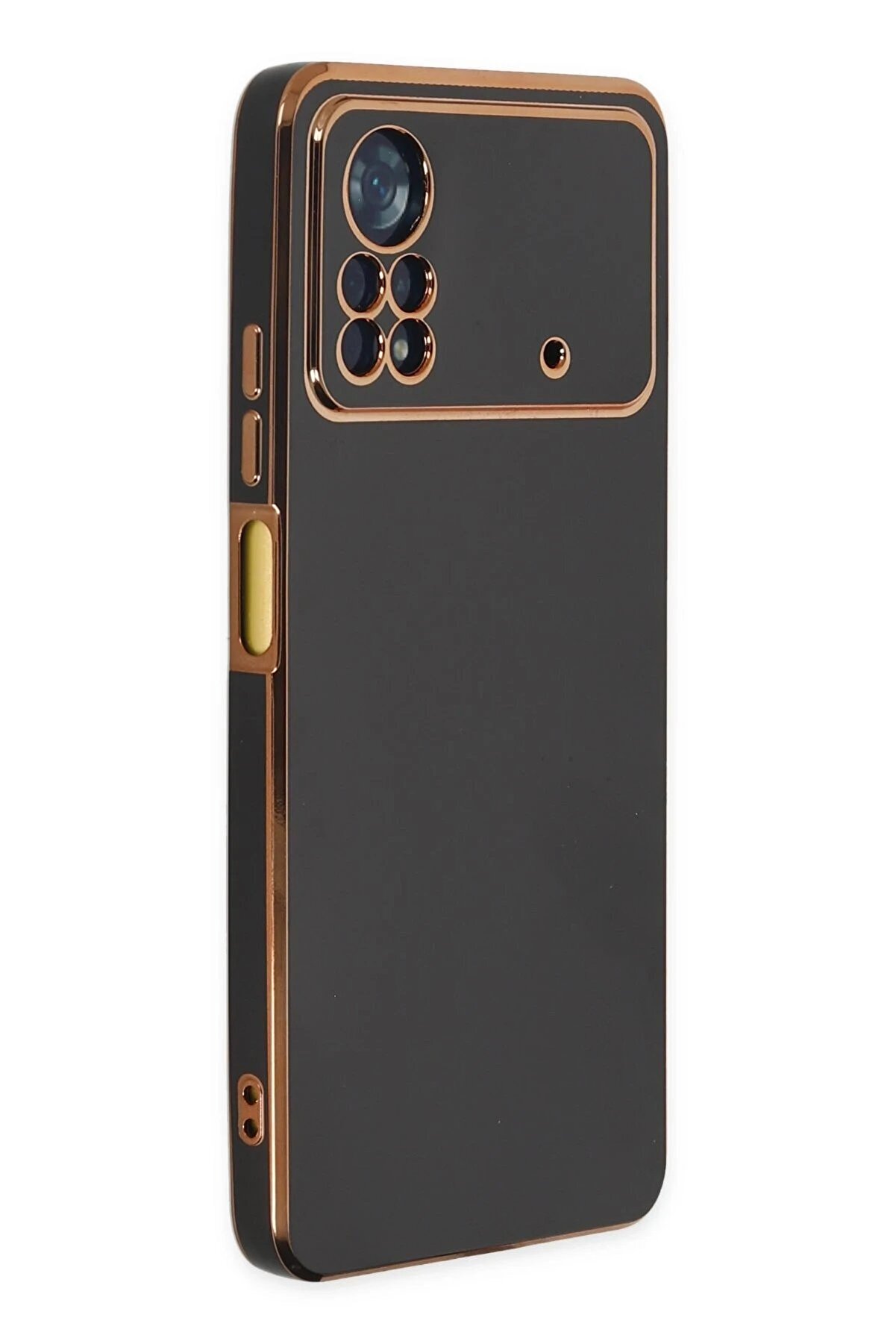 CepteToptan Xiaomi Poco X4 Pro 5G Kılıf Volet Silikon - Siyah - DROPX6185-2041