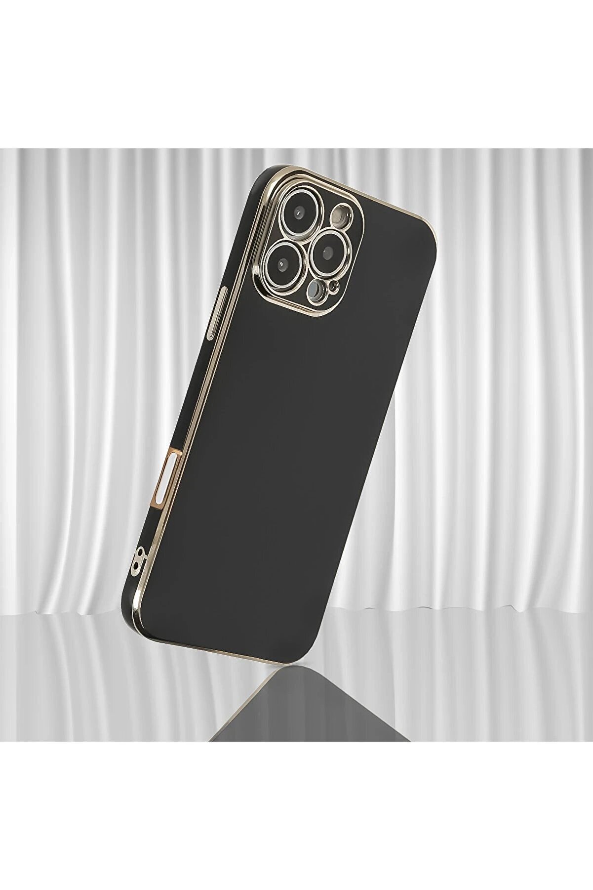 İphone 16 Pro Kılıf Volet Si̇li̇kon - Si̇yah - Dropx1410-2794