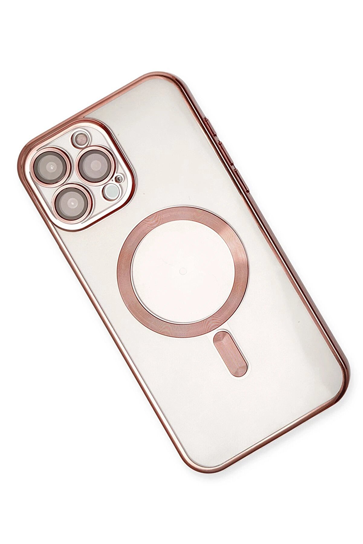 İphone 15 Pro Kılıf Kross Magneti̇csafe Kapak - Rose - Dropx9658-5348