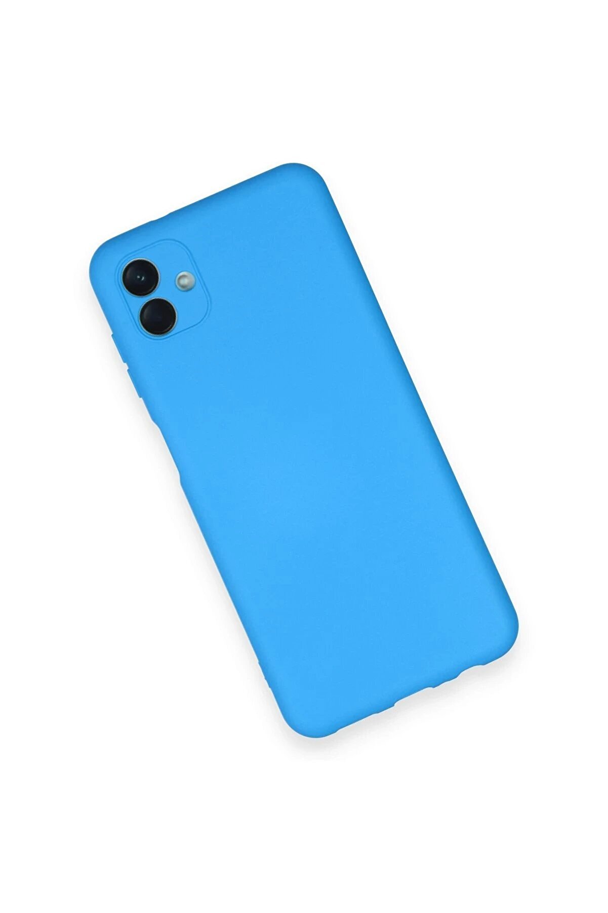 Samsung Galaxy A04 Kılıf Nano İçi̇ Kadi̇fe Si̇li̇kon - Mavi̇ - Dropx4728-6273