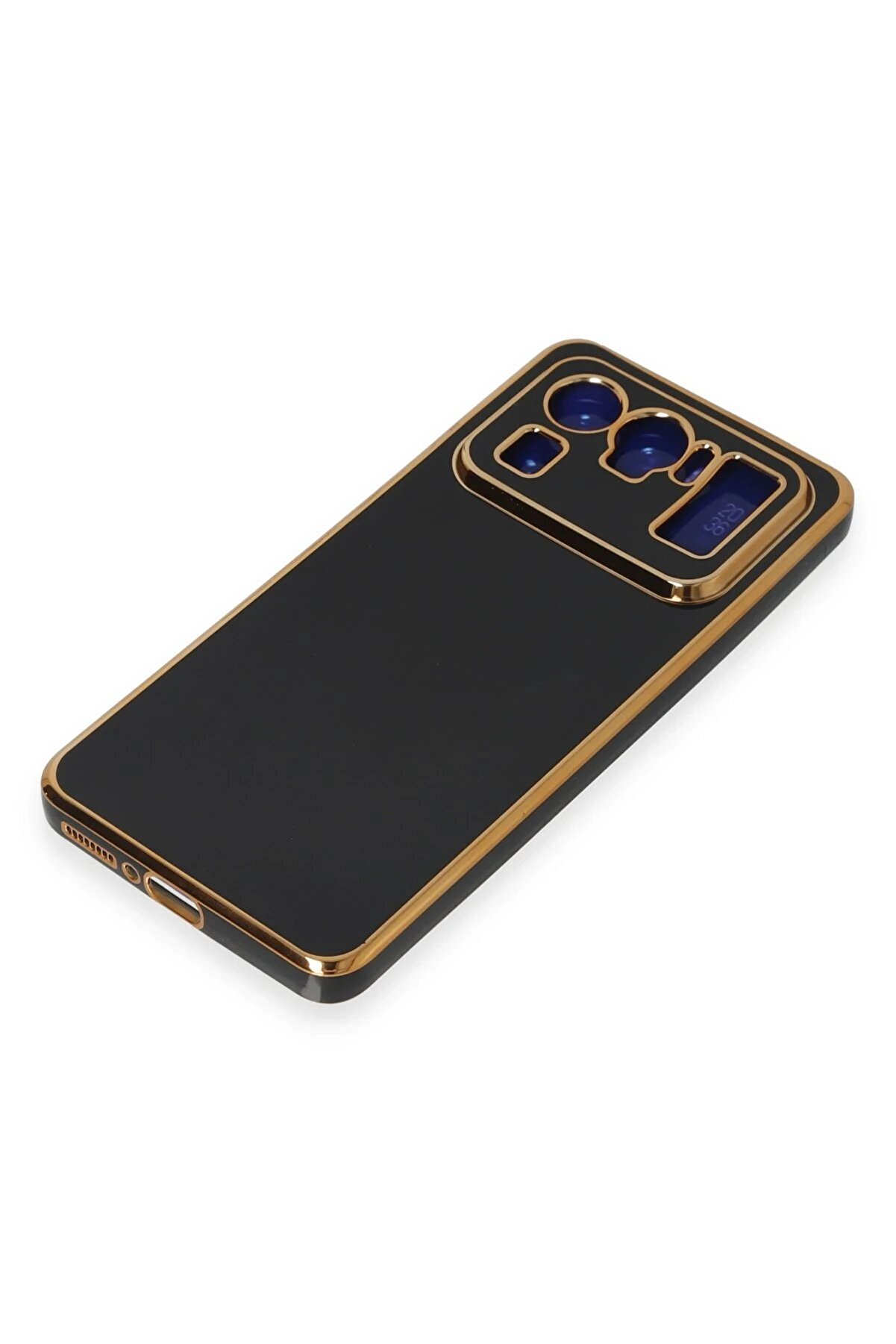 Xi̇aomi̇ Mi̇ 11 Ultra Kılıf Volet Si̇li̇kon - Si̇yah - Dropx3887-3911