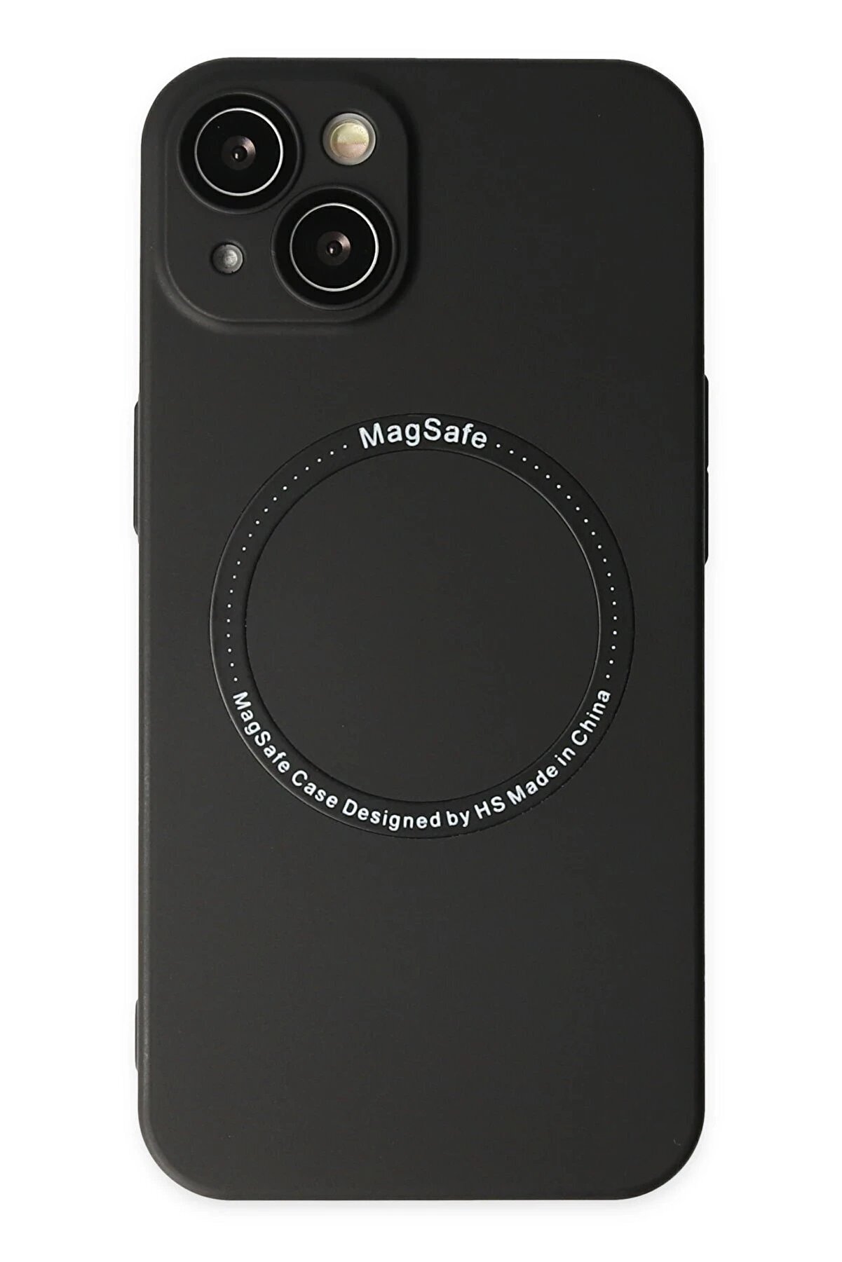 CepteToptan iPhone 14 Plus Kılıf Jack Magneticsafe Lens Silikon - Siyah - DROPX2110-2509