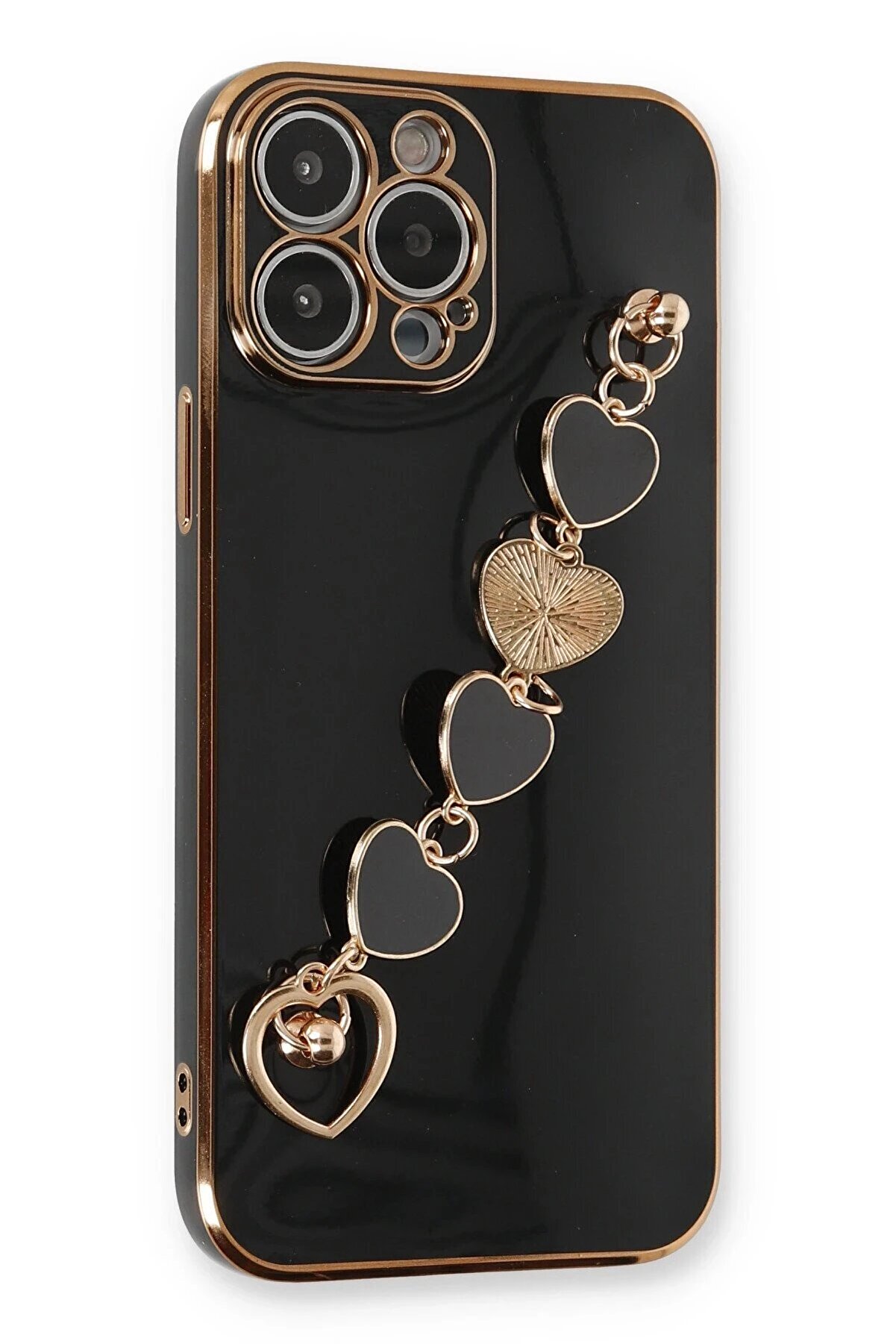 CepteToptan iPhone 14 Pro Max Kılıf Esila Silikon - Siyah - DROPX8591-2452