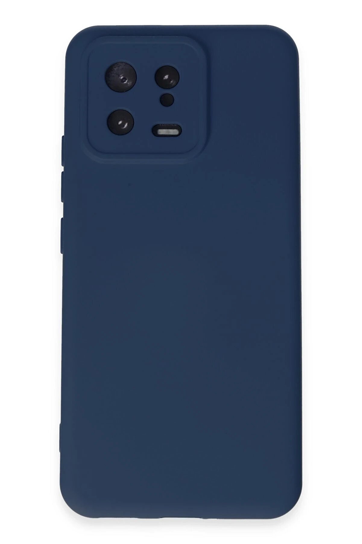 CepteToptan Xiaomi Mi 13 Kılıf Nano içi Kadife Silikon - Lacivert - DROPX3454-7406