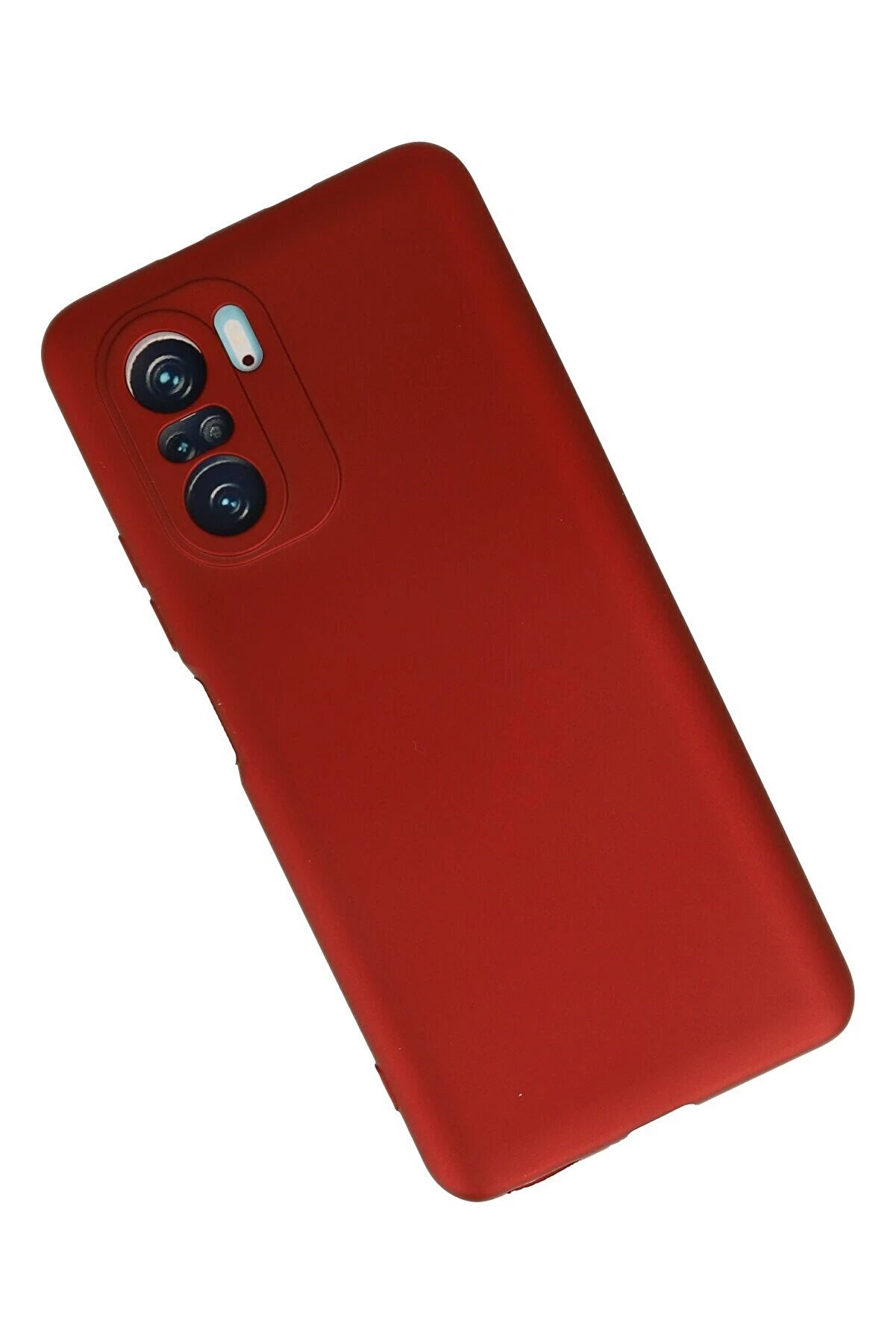 Xi̇aomi̇ Poco F3 Kılıf Fi̇rst Si̇li̇kon - Kırmızı - Dropx7493-2092