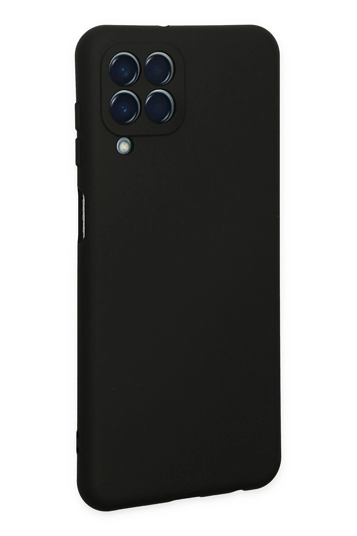 Samsung Galaxy M33 Kılıf Nano İçi̇ Kadi̇fe Si̇li̇kon - Si̇yah - Dropx3642-3928