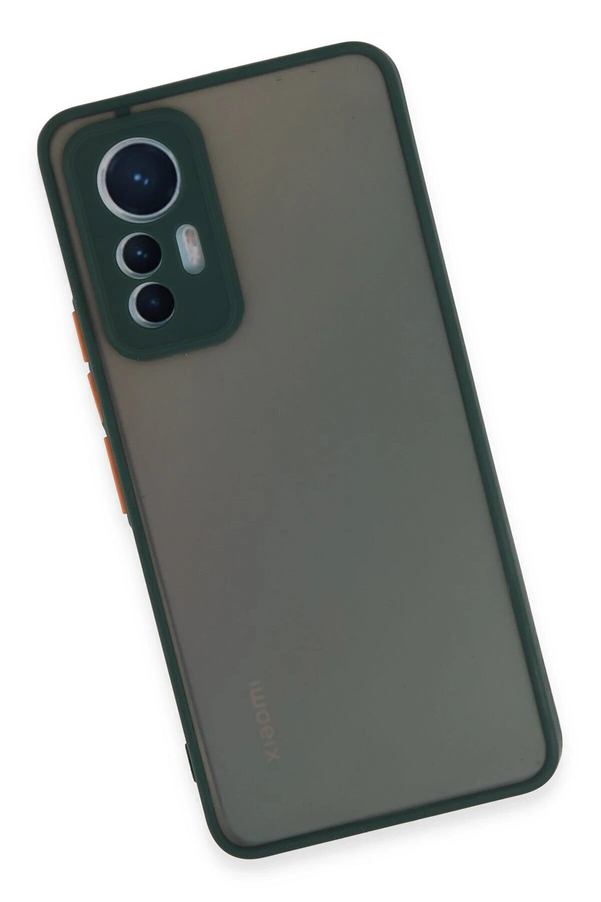 Xi̇aomi̇ Mi̇ 12 Li̇te Kılıf Montreal Si̇li̇kon Kapak - Yeşi̇l - Dropx3057-8077