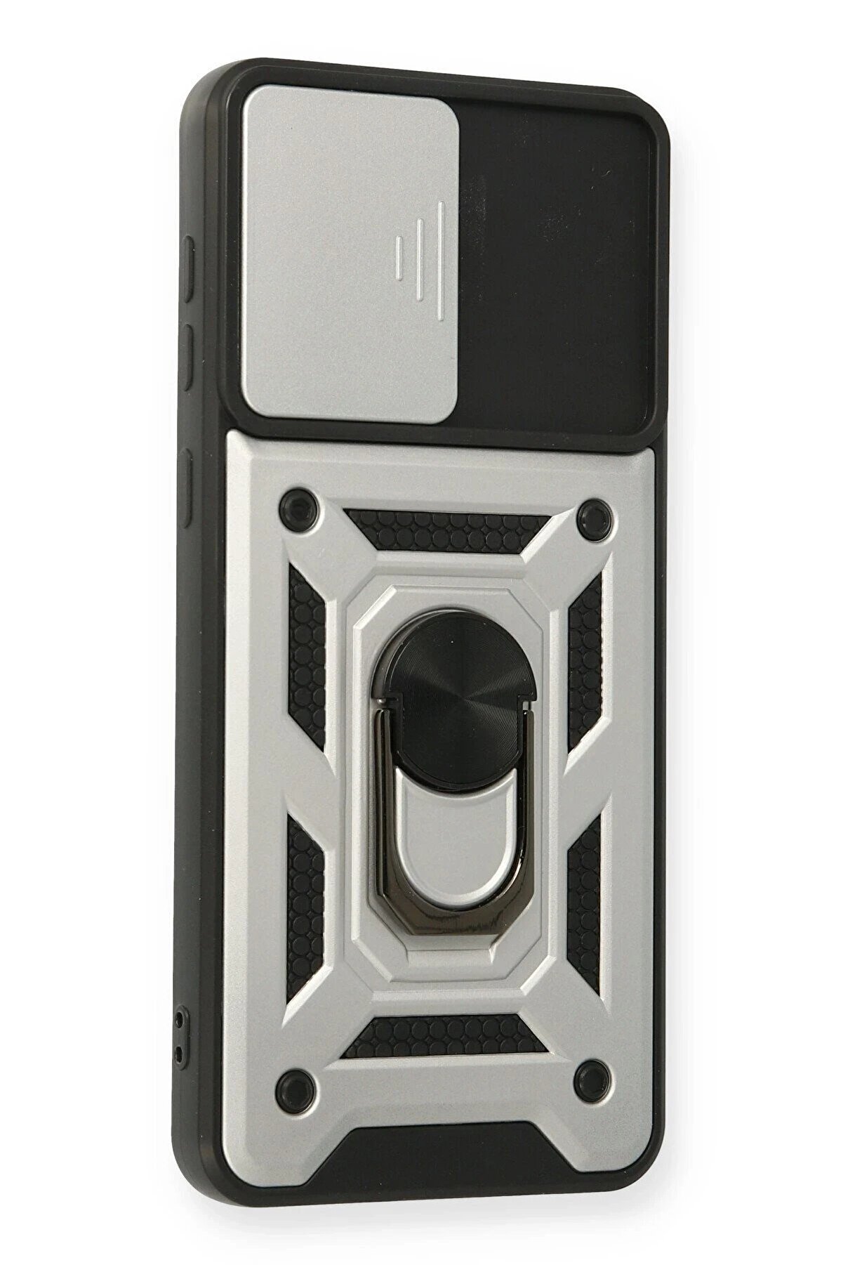 Samsung Galaxy A02 Kılıf Pars Lens Y&uuml;z&uuml;kl&uuml; Si̇li̇kon - G&uuml;m&uuml;ş - Dropx6990-6177