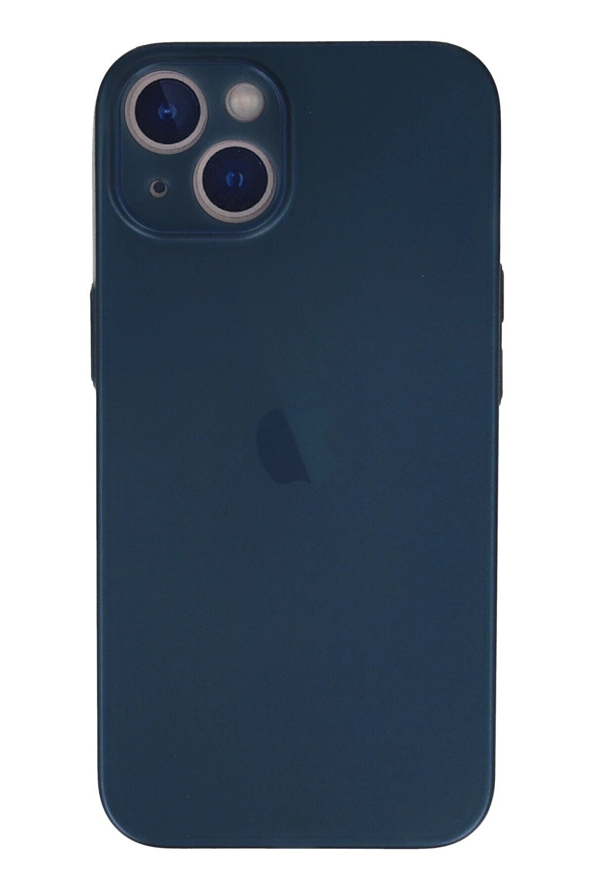 CepteToptan iPhone 13 Mini Kılıf PP Ultra İnce Kapak - Mavi - DROPX8744-8713
