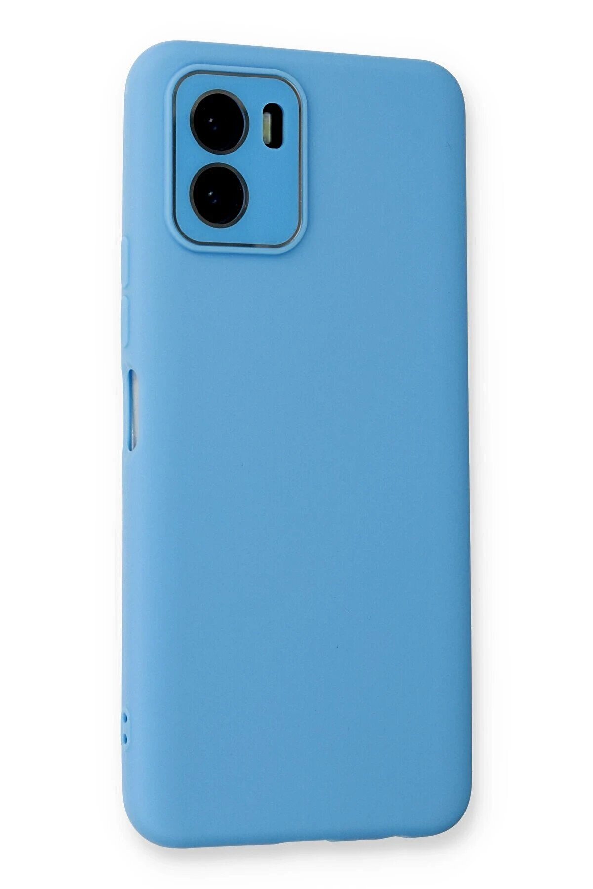 Vi̇vo Y15S Kılıf Lansman Glass Kapak - Mavi̇ - Dropx6256-4309