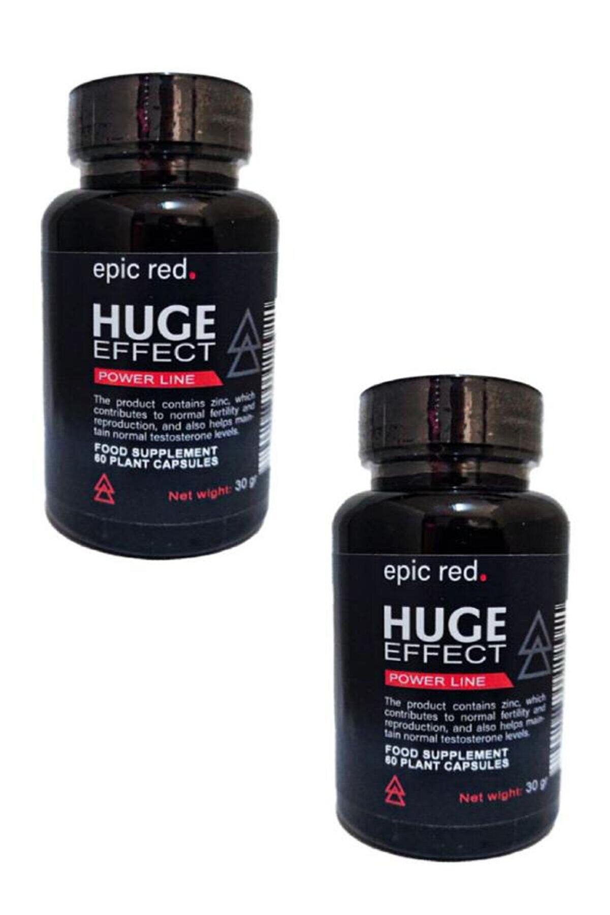 Huge Effect Erkeklere Özel Destekleyi̇ci̇ Takvi̇ye 60 Lı X 2 Ad +Kayganlaştırıcı Jelle