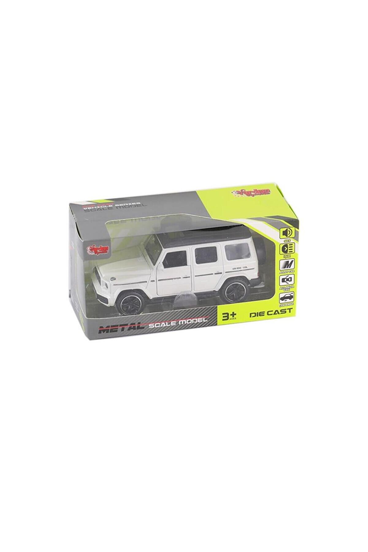 pnr shop KM3261BVardem Kutulu Çek Bırak 132 Işıklı Ve Sesli Metal Jeep